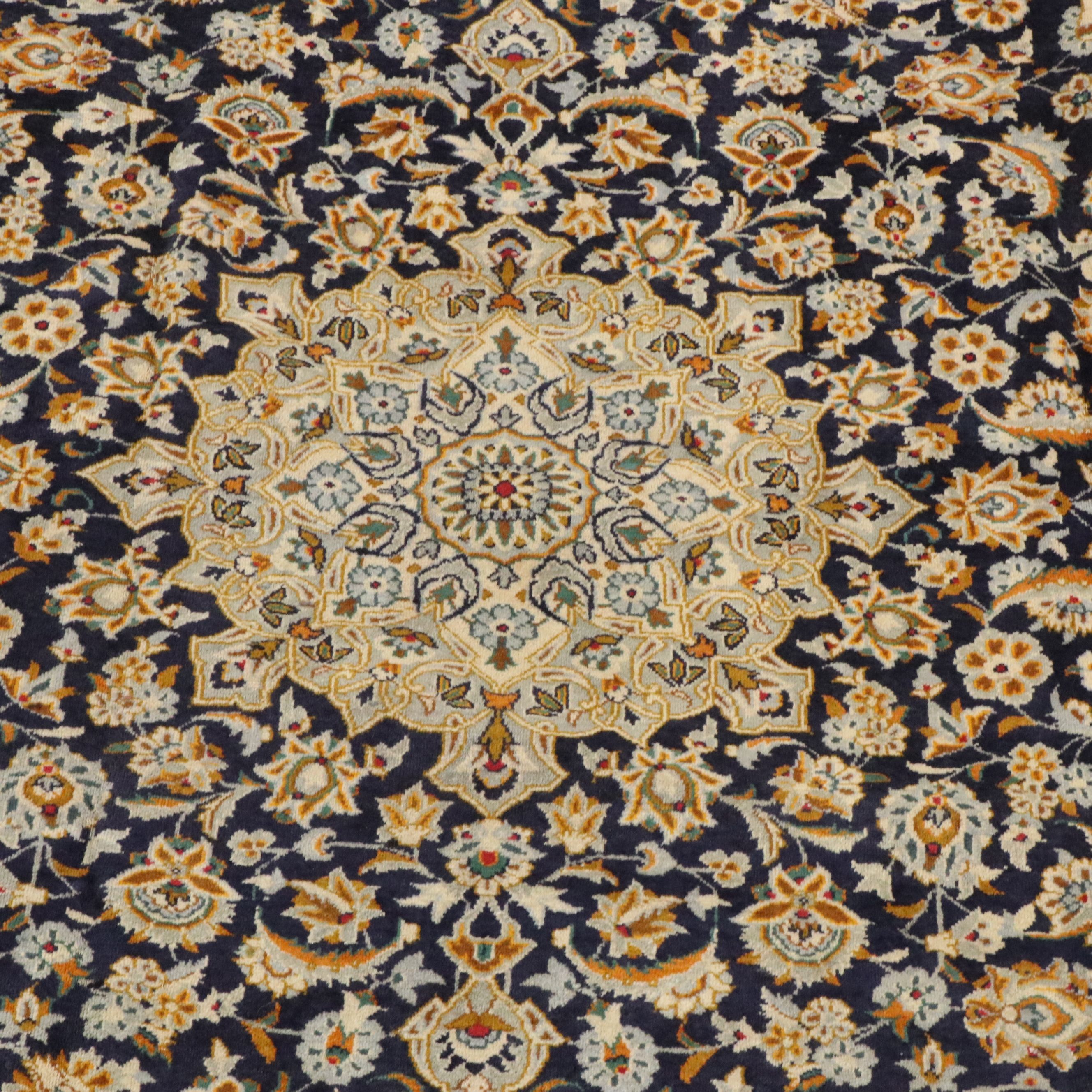 8'4 x 11'5 Hand-Knotted Indo-Persian Isfahan Area Rug