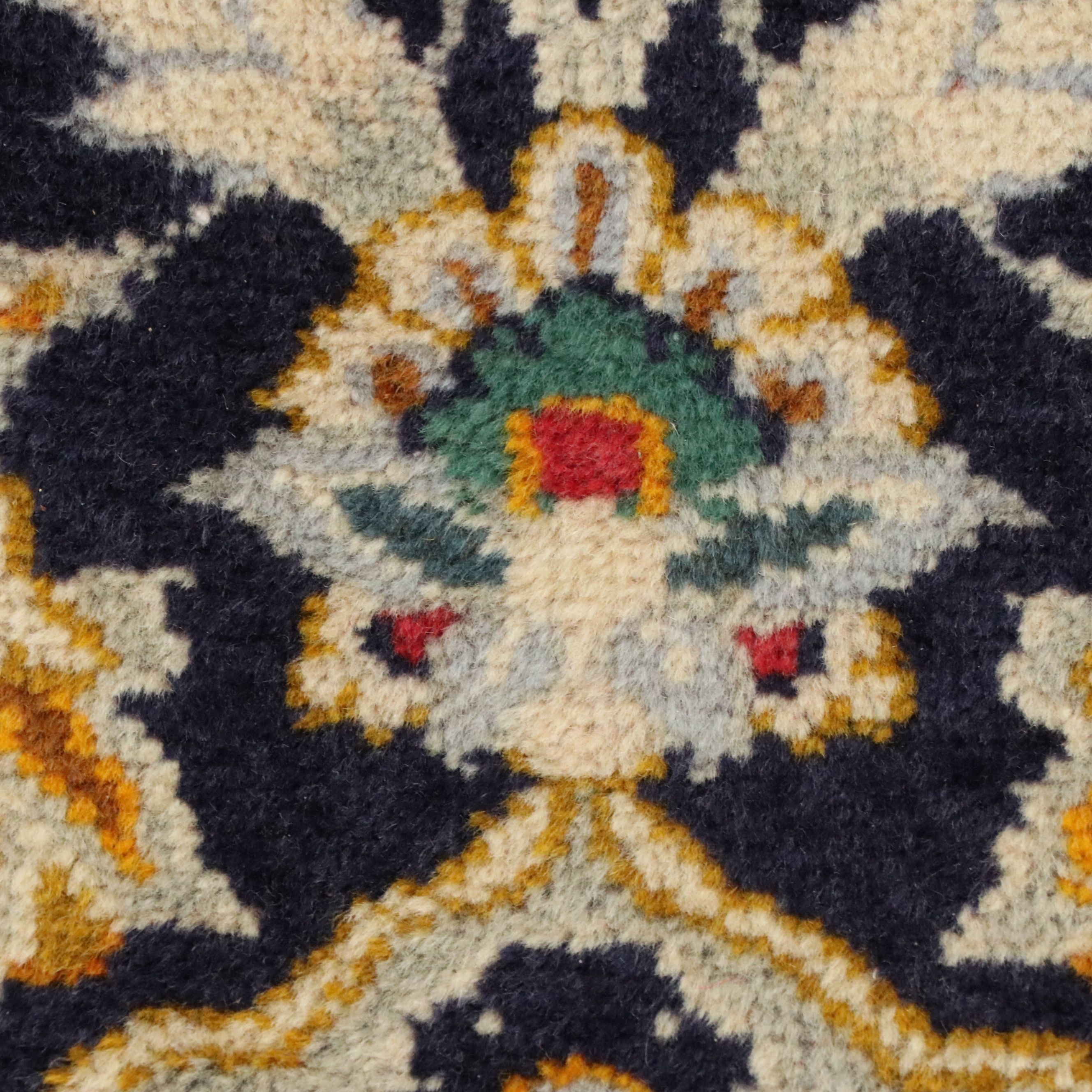 8'4 x 11'5 Hand-Knotted Indo-Persian Isfahan Area Rug