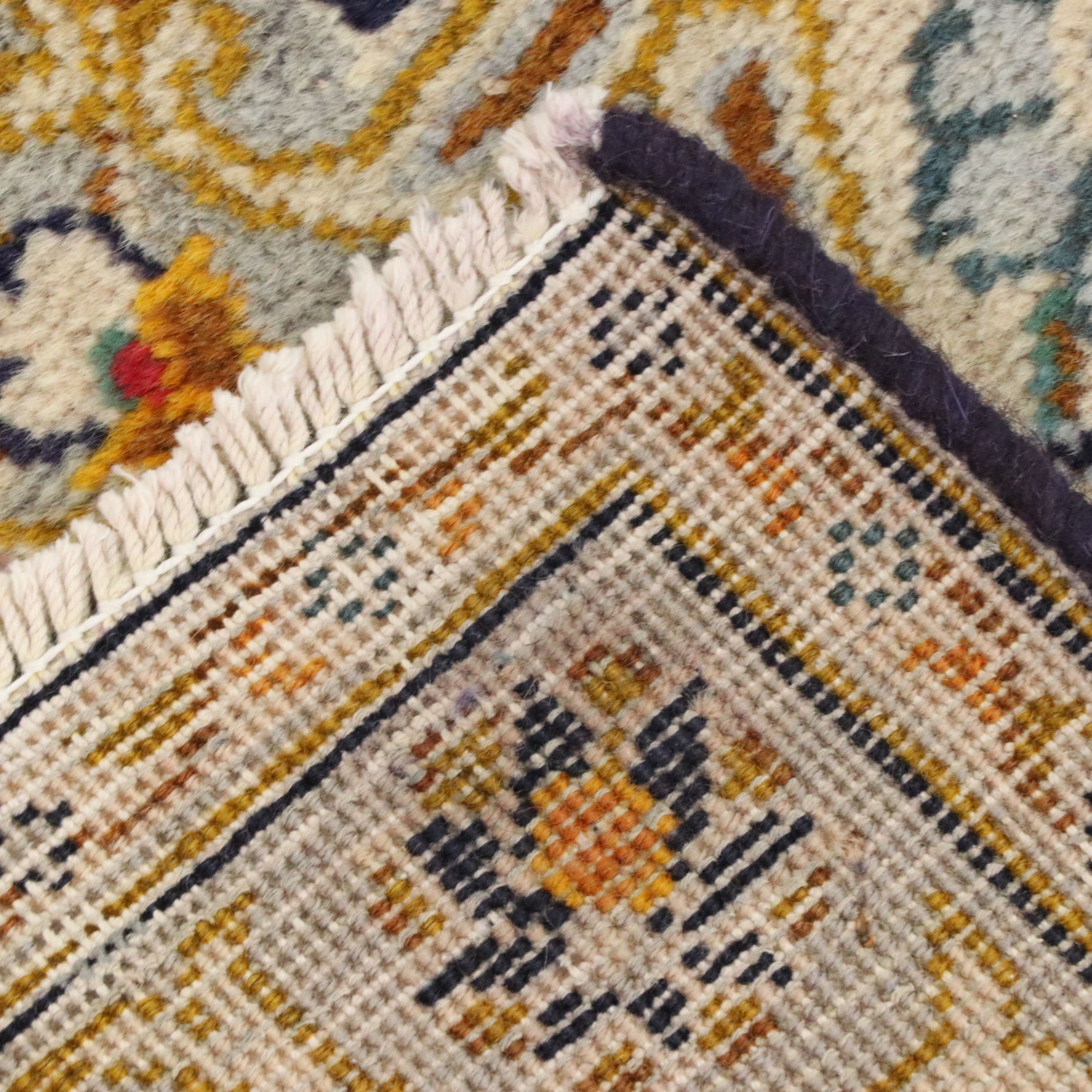 8'4 x 11'5 Hand-Knotted Indo-Persian Isfahan Area Rug