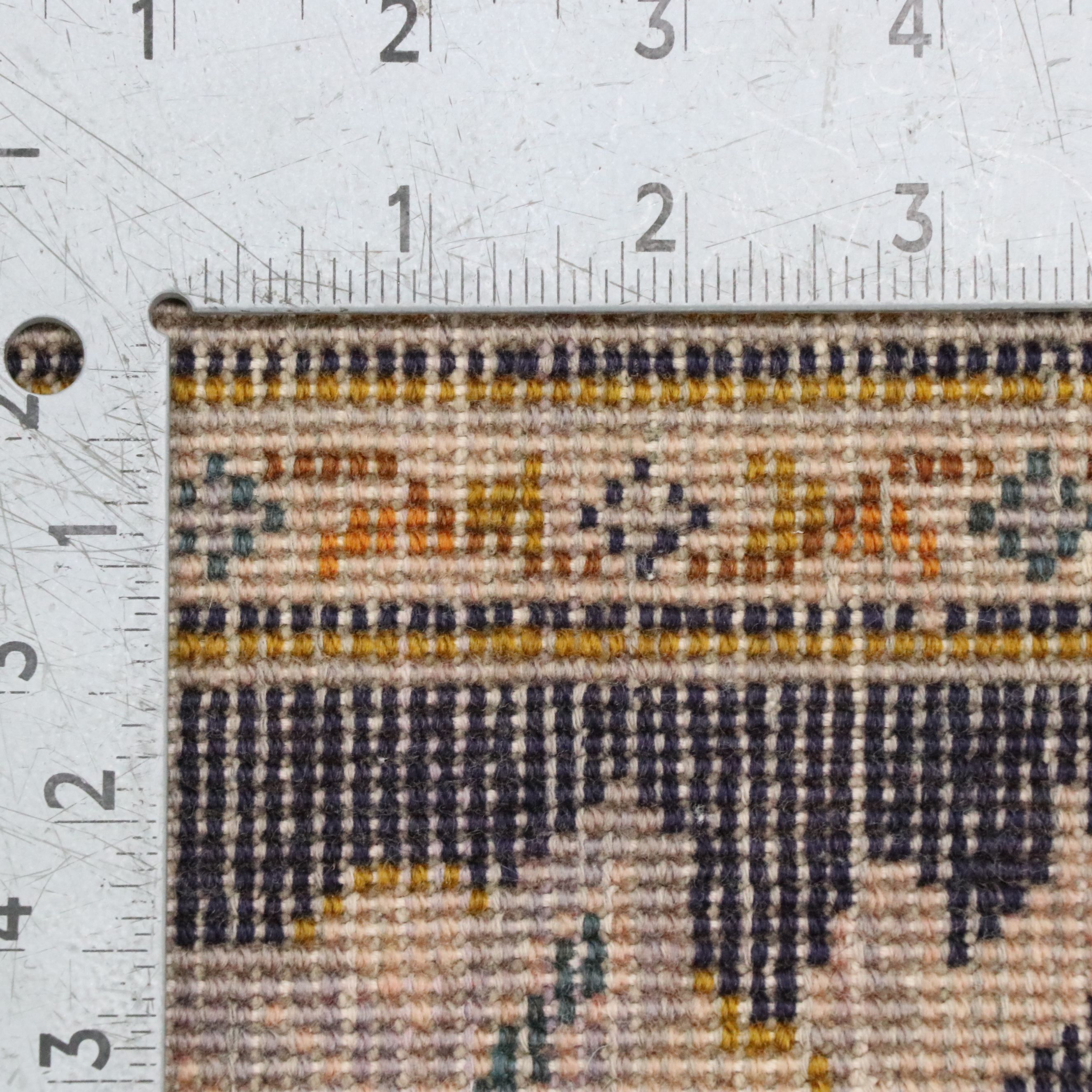 8'4 x 11'5 Hand-Knotted Indo-Persian Isfahan Area Rug