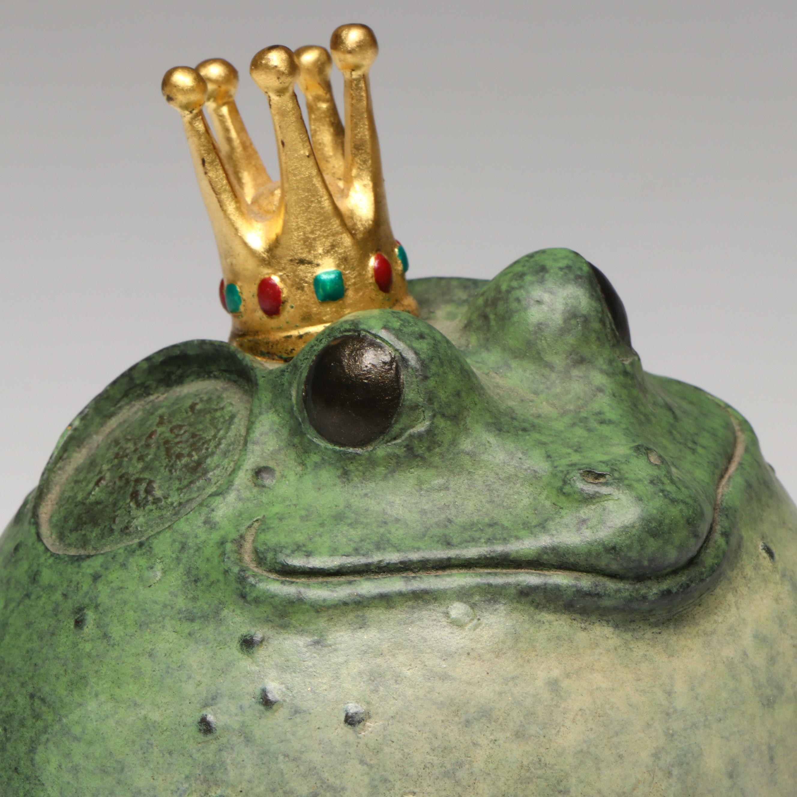 Gary Lee Price Painted Bronze "Puffed Up Prince," 1996