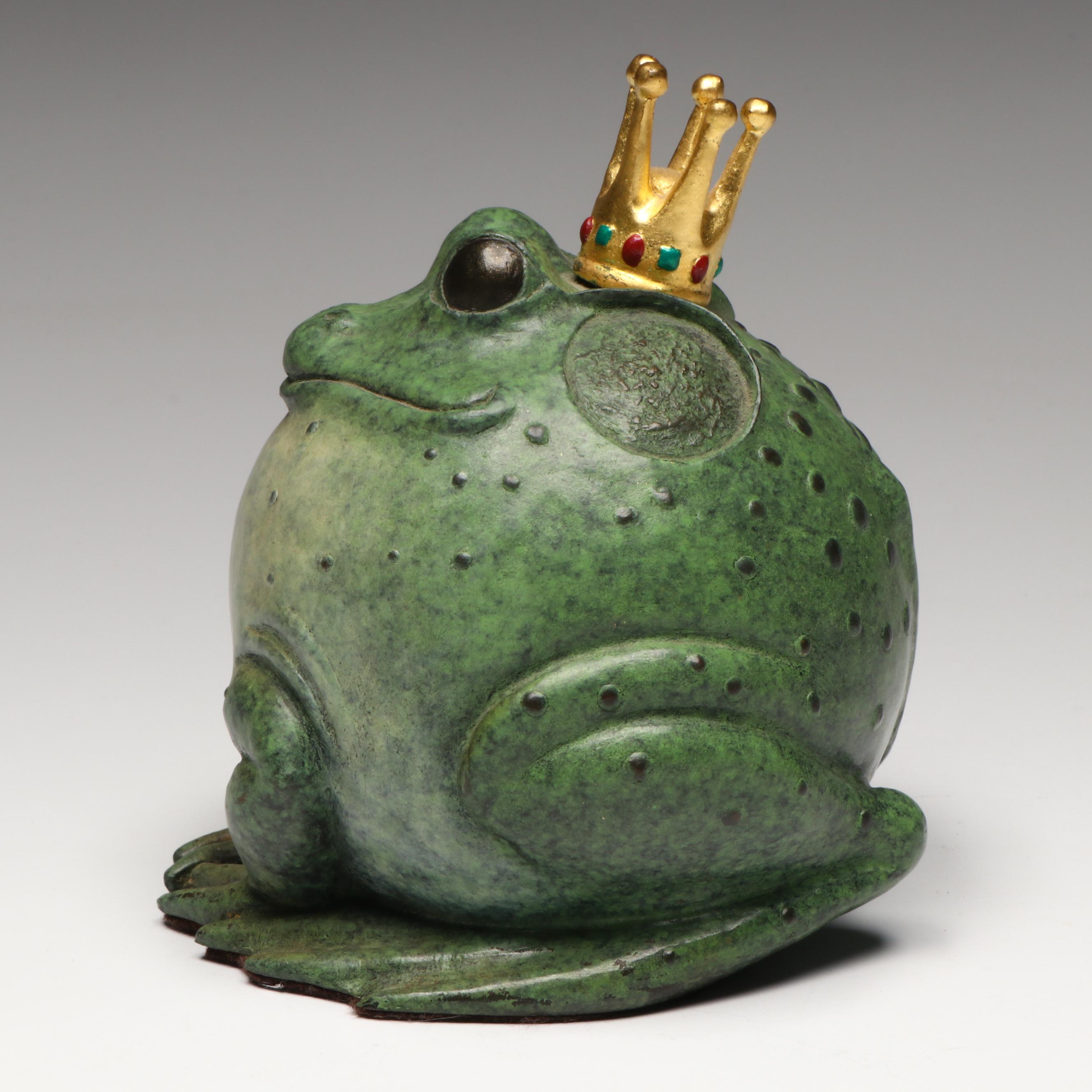 Gary Lee Price Painted Bronze "Puffed Up Prince," 1996