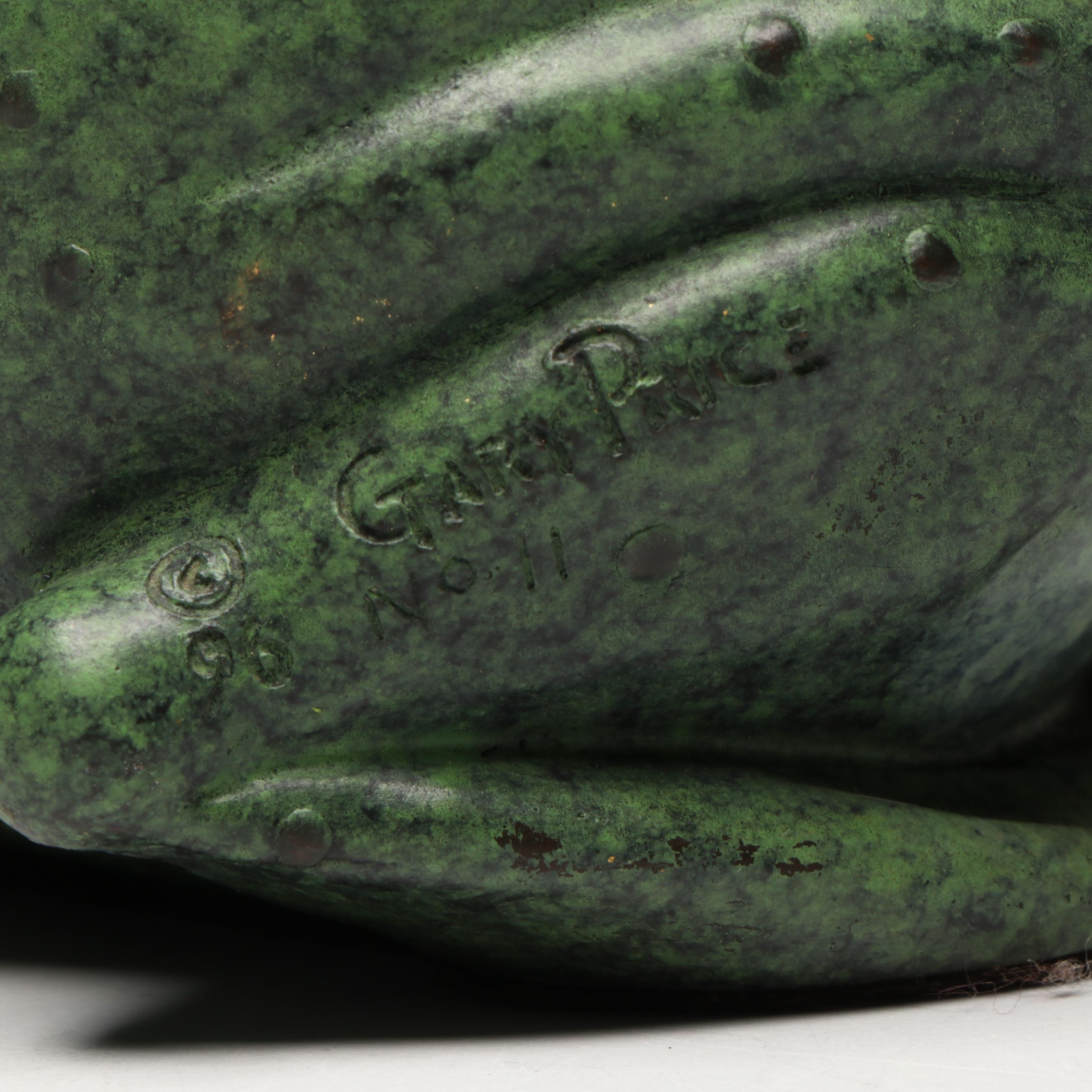 Gary Lee Price Painted Bronze "Puffed Up Prince," 1996