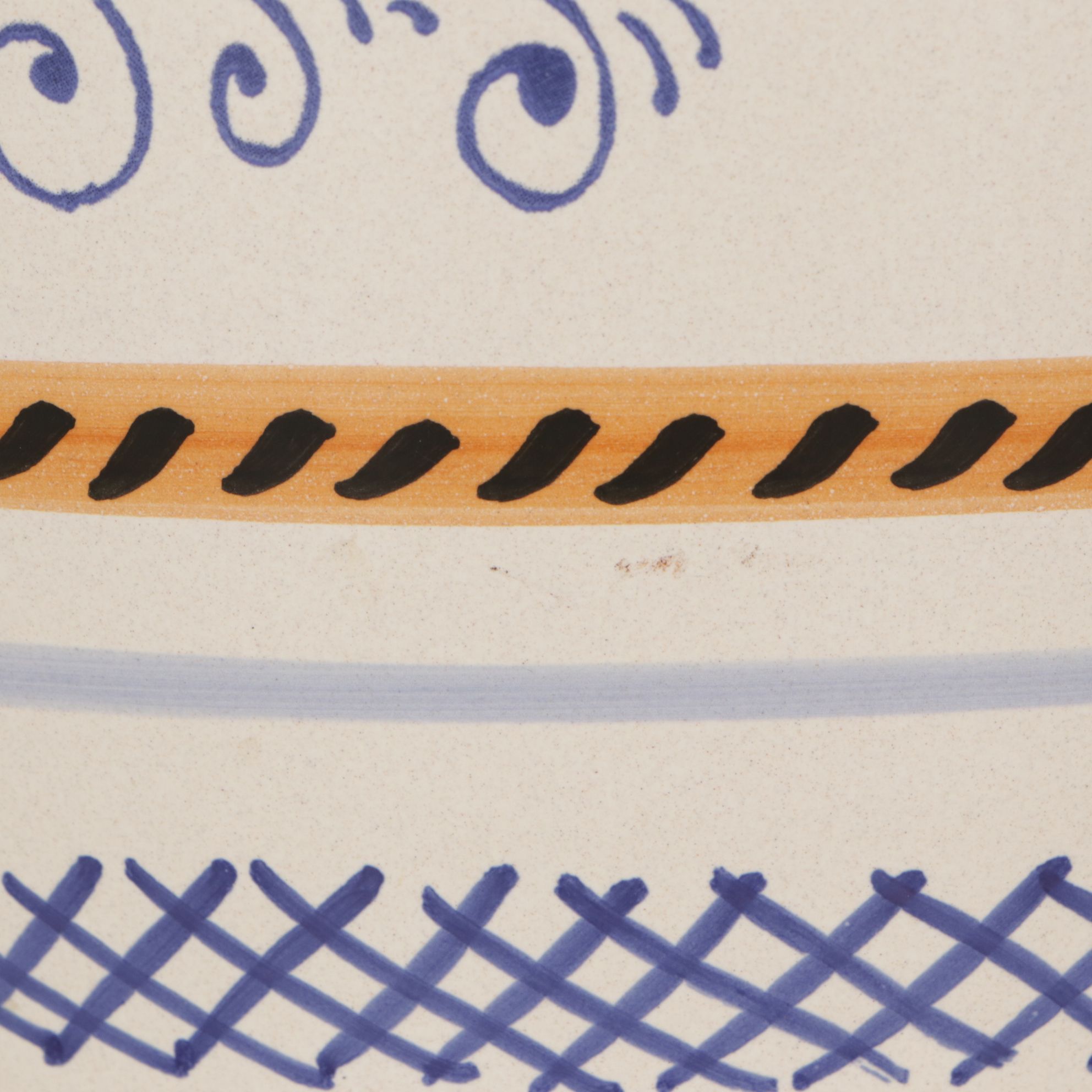 Italian Deruta "Ricco" Faience Umbrella Stand Floor Vase