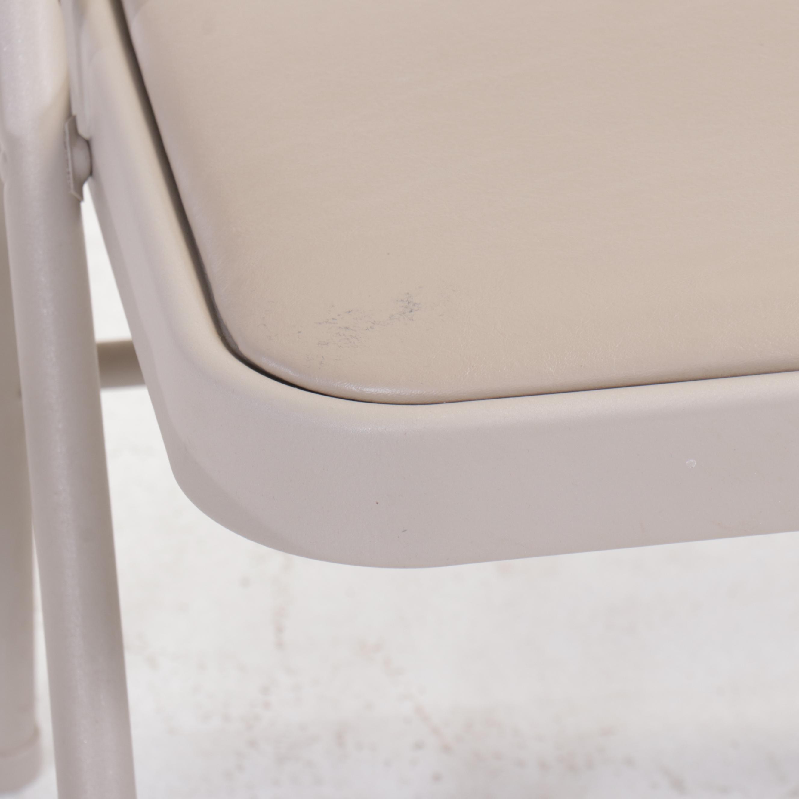 Samsonite Aluminum Folding Table and Four Chairs