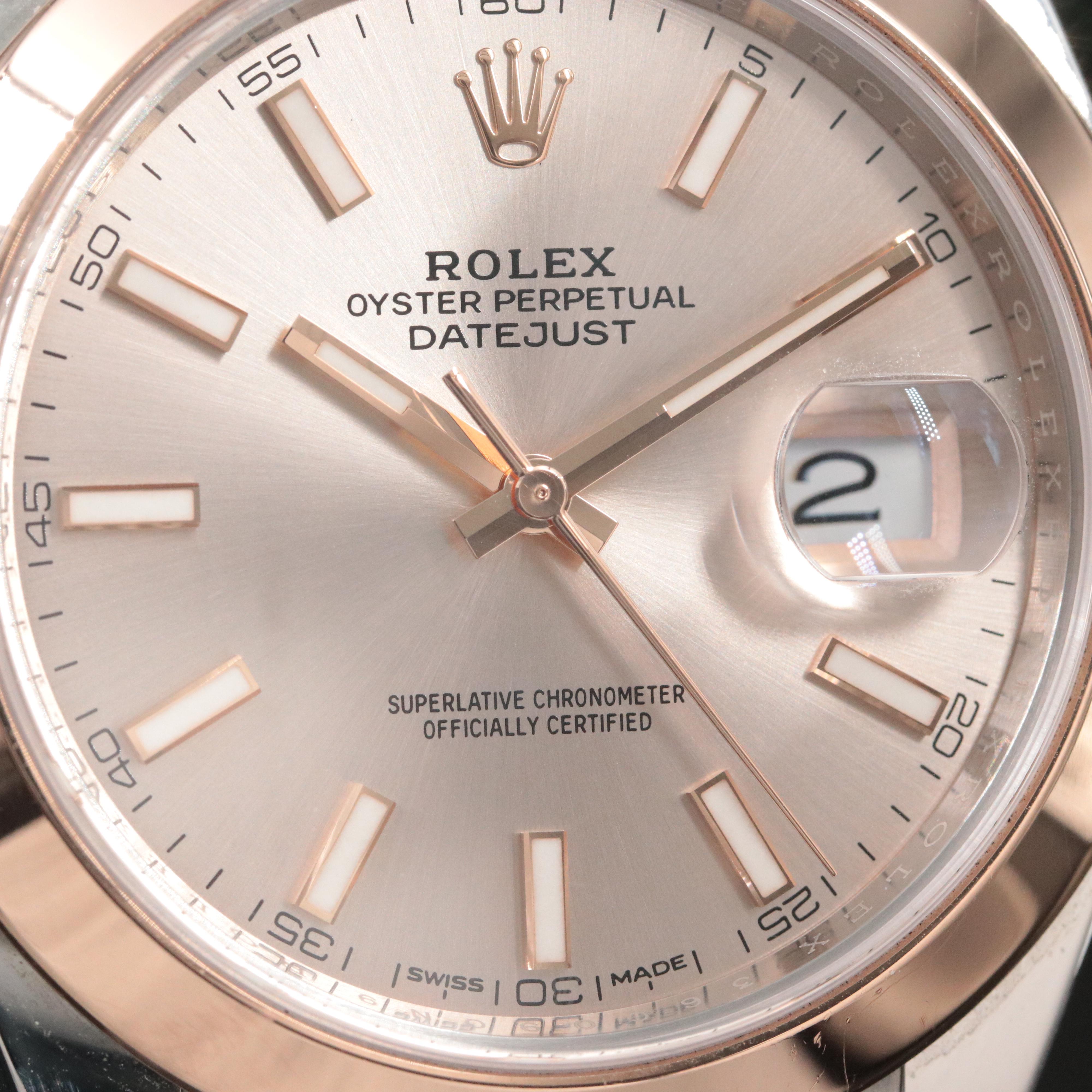 Rolex Everose Model 126301 Datejust Watch