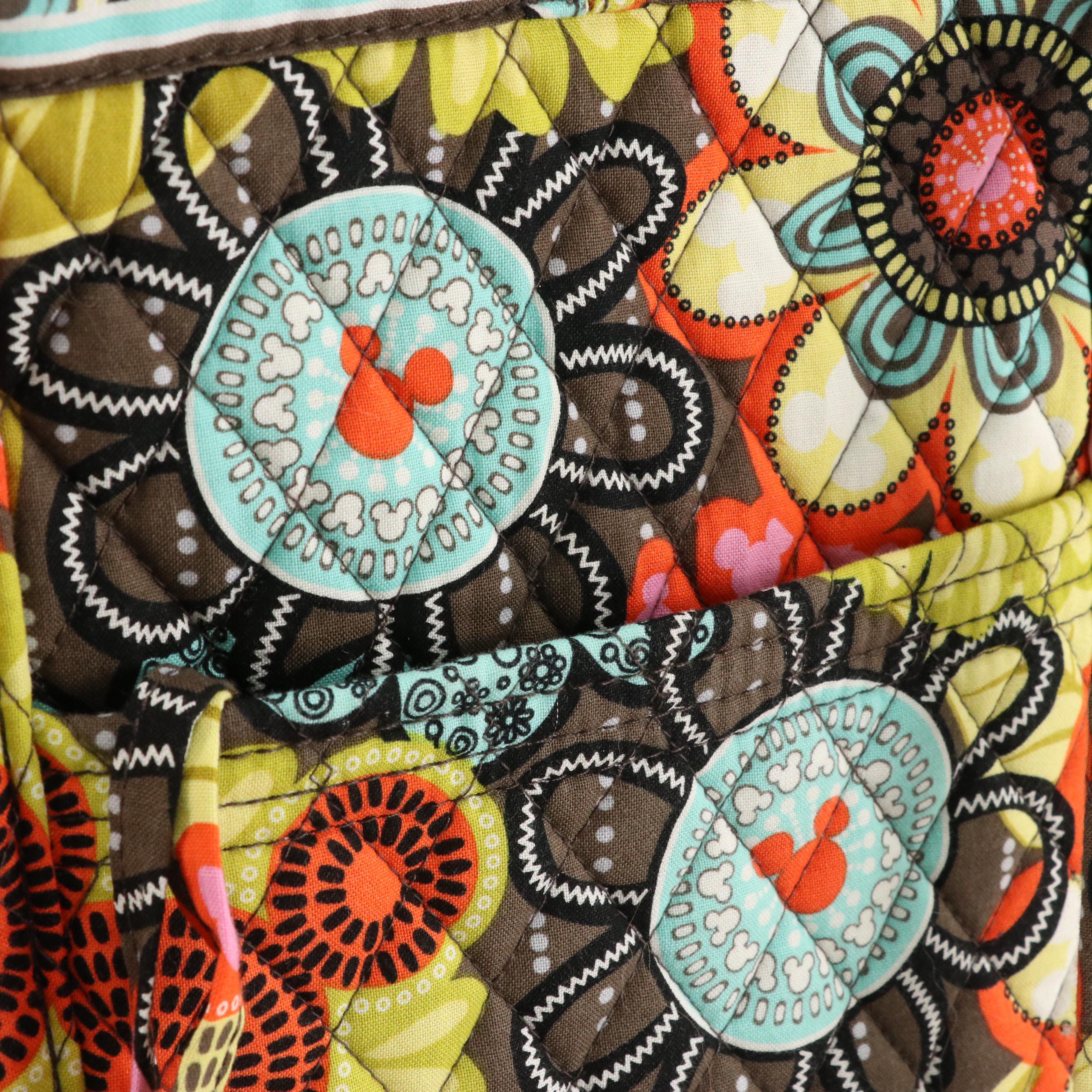 Vera Bradley x Disney Parks "Flower Shower" Travel Tote, Crossbody & Vanity Bag