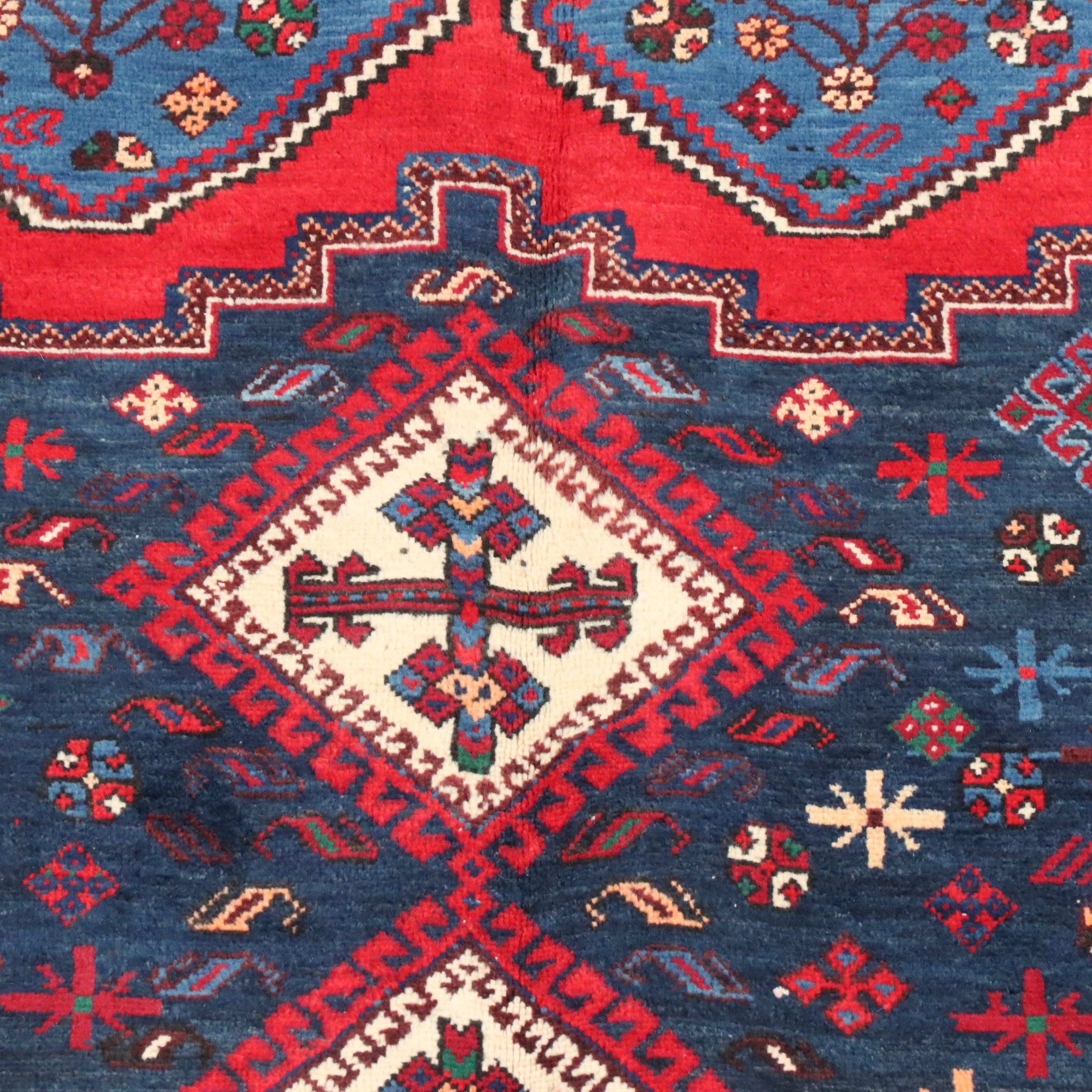 5'4 x 7'8 Hand-Knotted Persian Afshar Area Rug