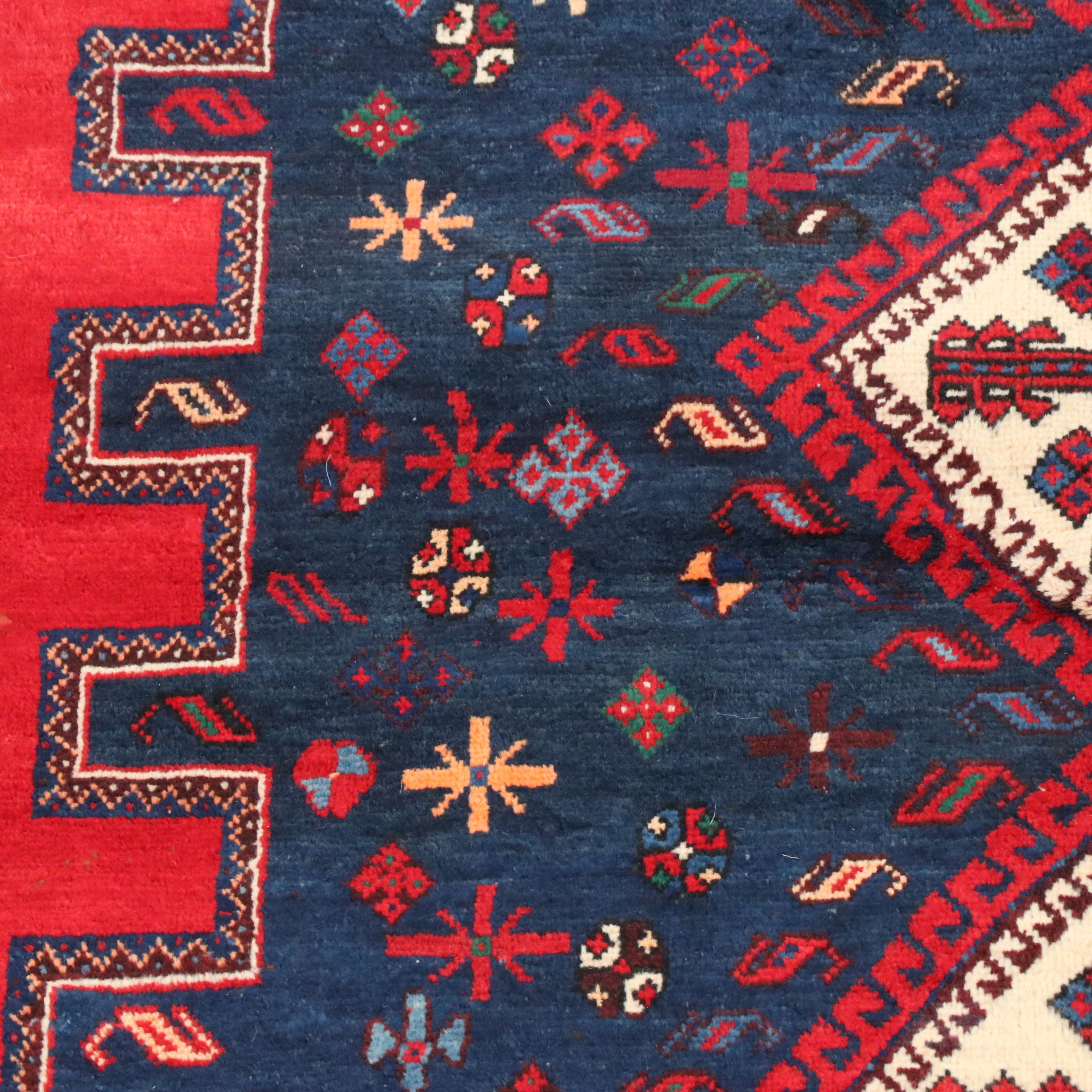 5'4 x 7'8 Hand-Knotted Persian Afshar Area Rug