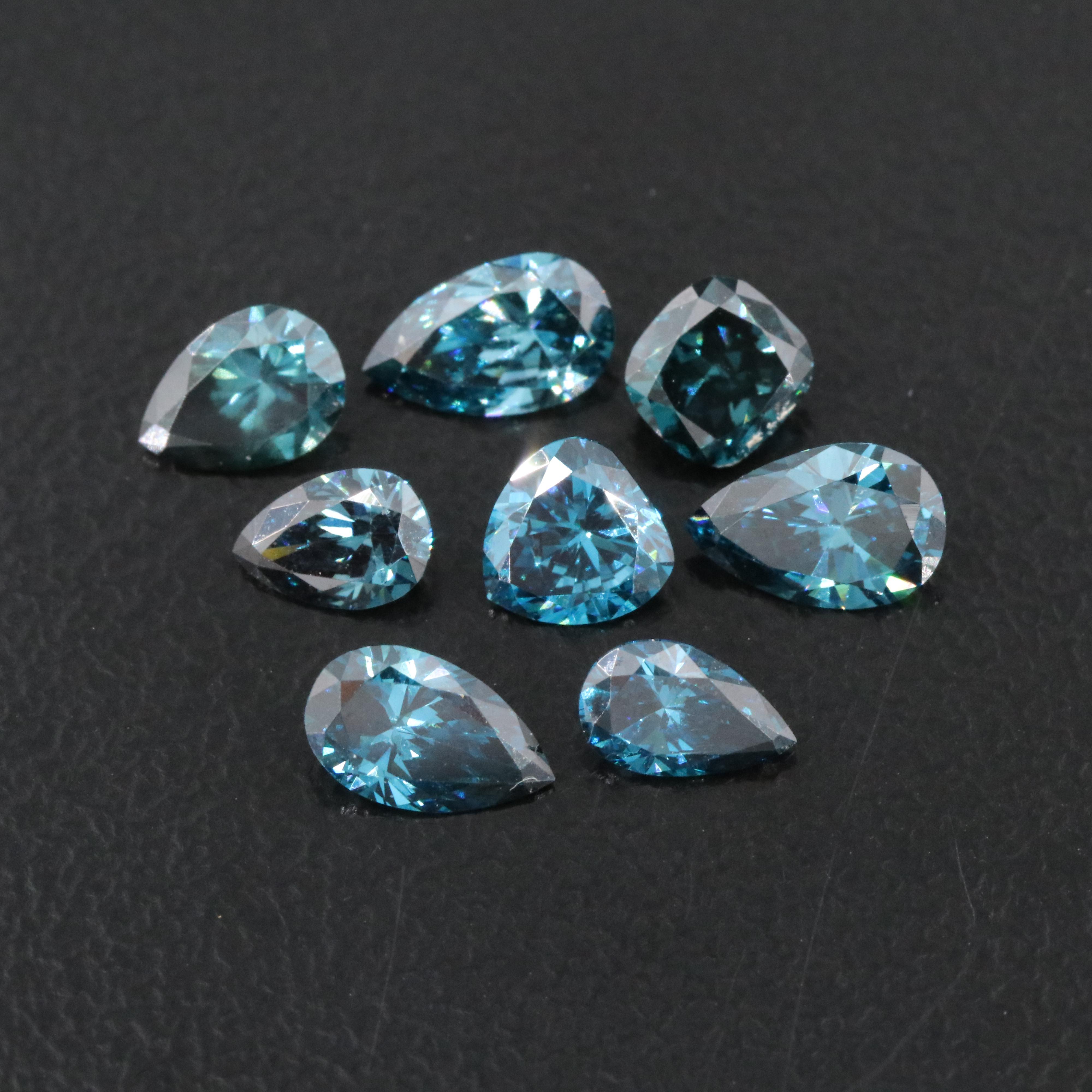 Loose 2.54 CTW Fancy Blue Lab Grown Diamond