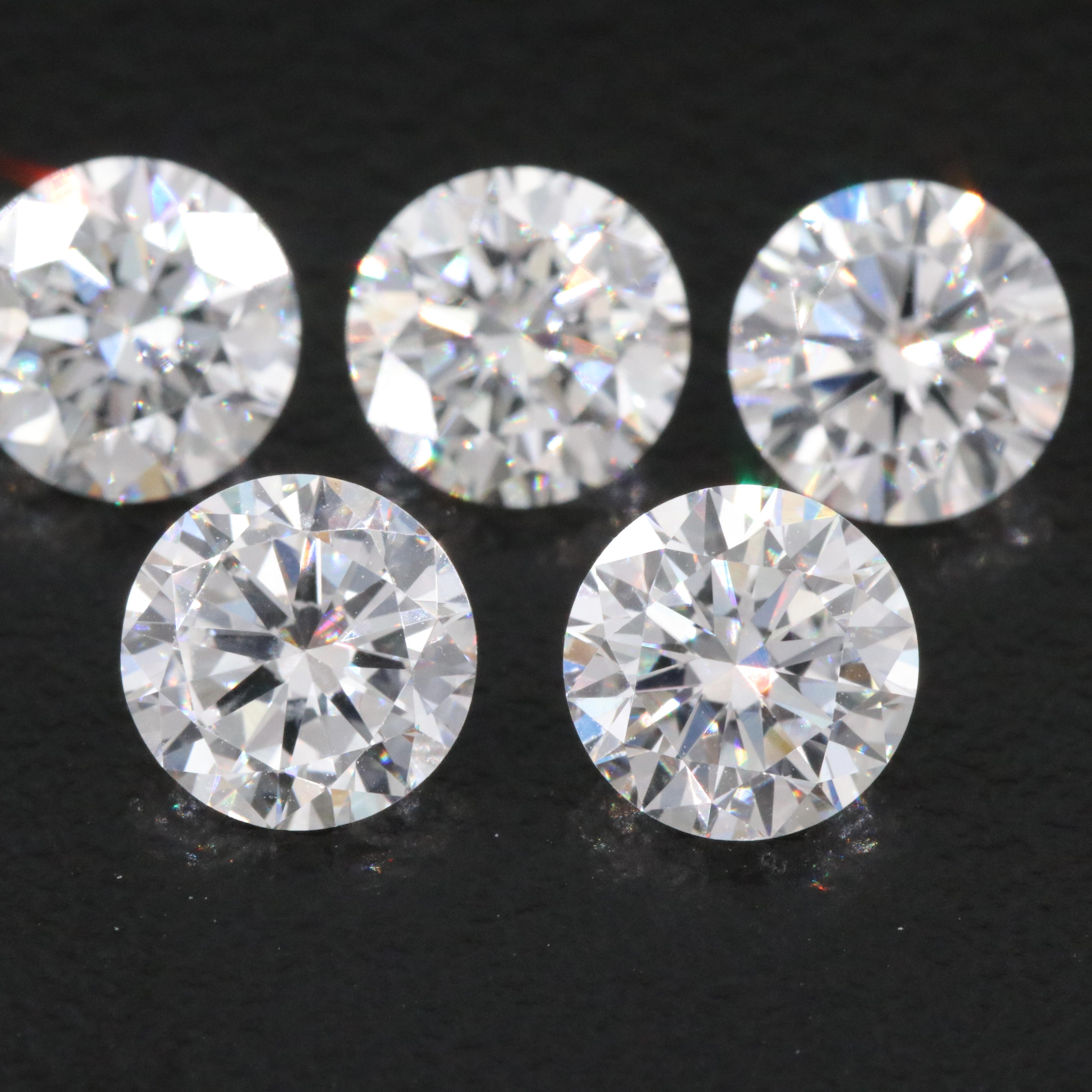 Loose 5.07 CTW Lab Grown Diamond Lot