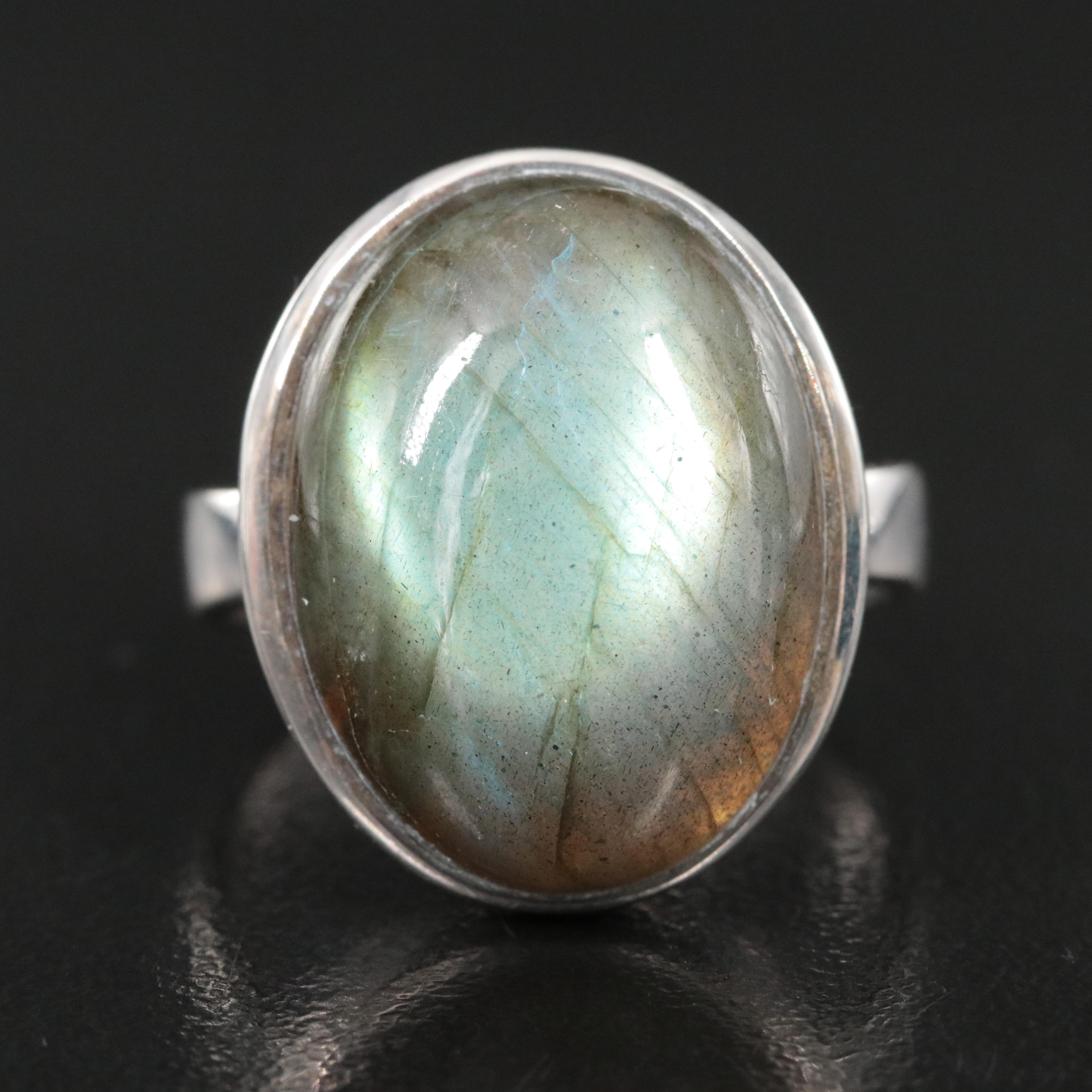 Sterling Labradorite Ring