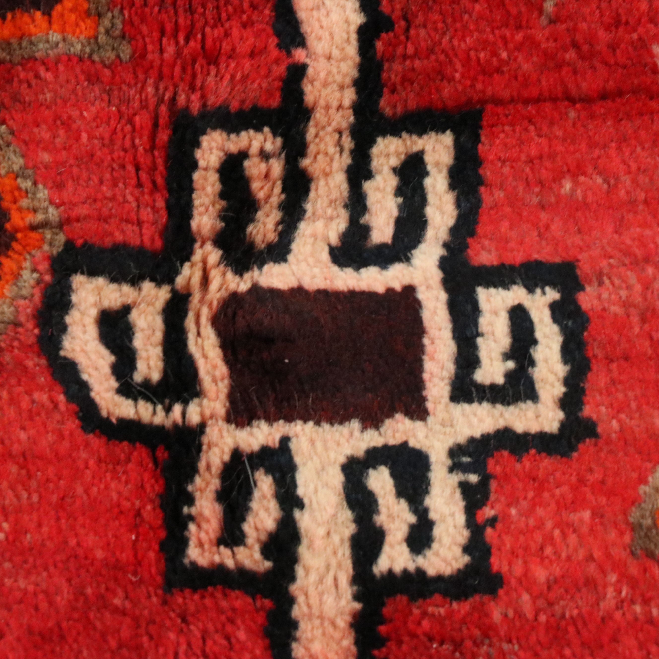 4'6 x 7'10 Hand-Knotted Persian Hamadan Area Rug