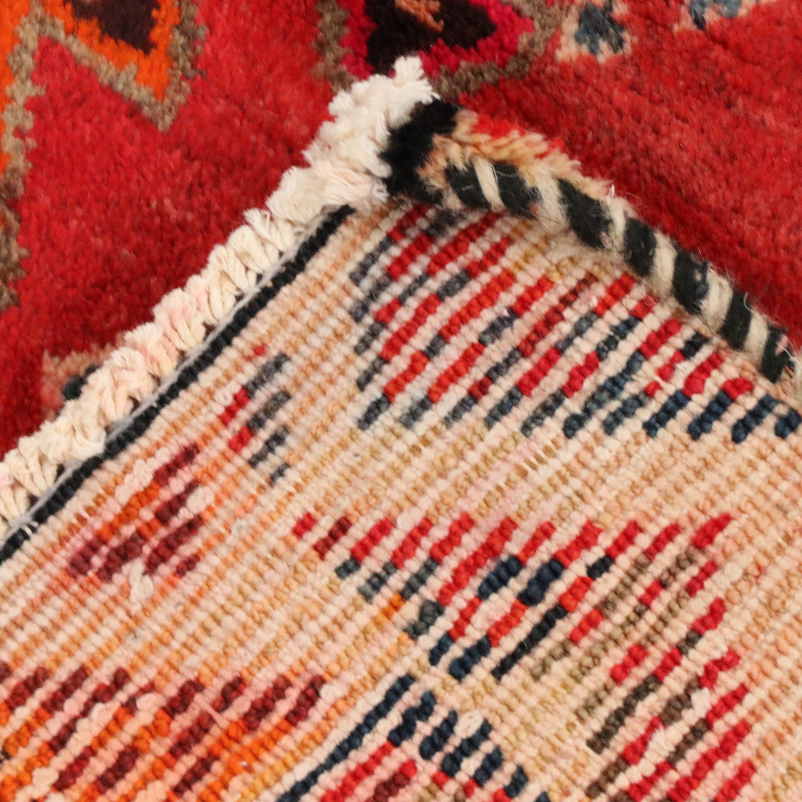 4'6 x 7'10 Hand-Knotted Persian Hamadan Area Rug