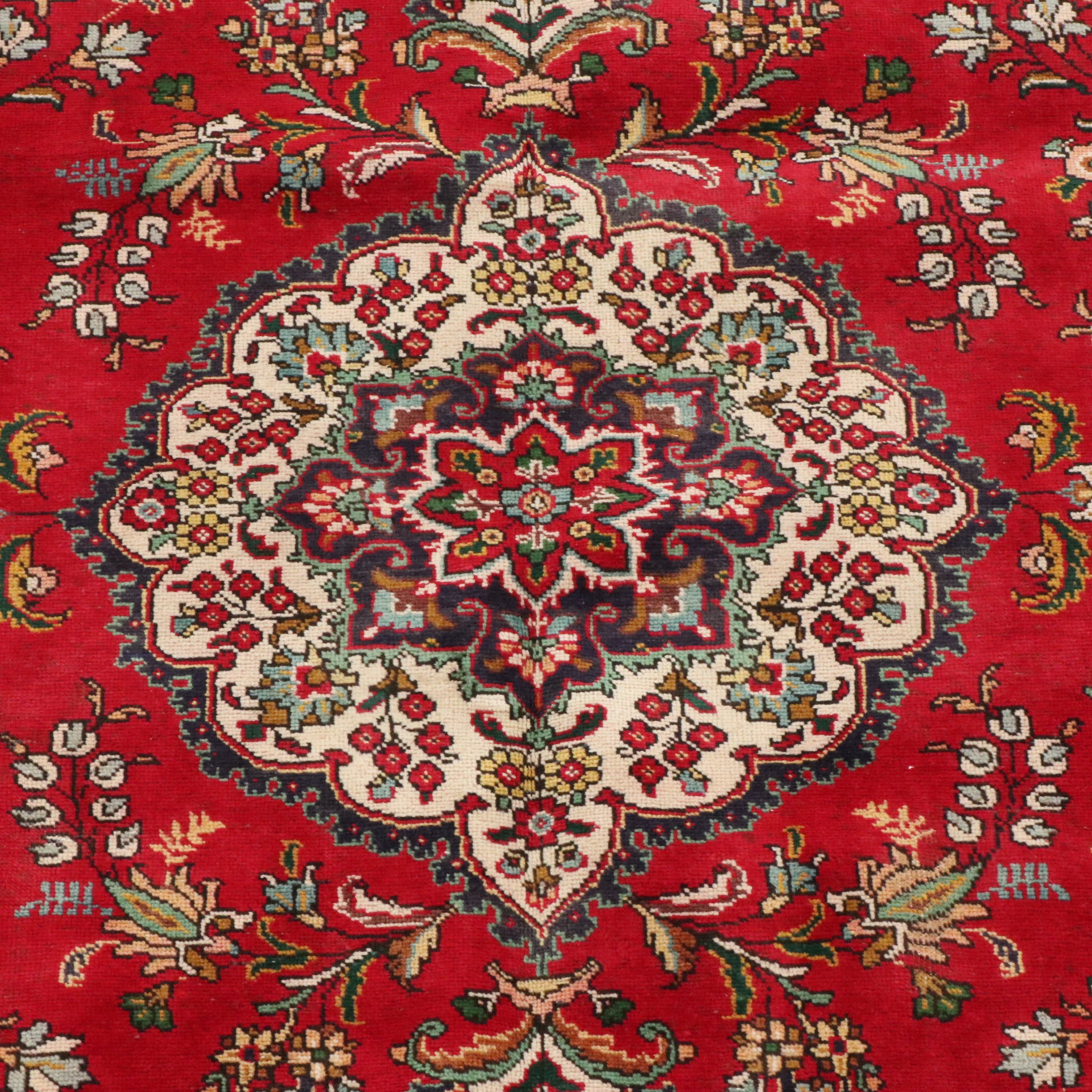 6'5 x 9'6 Hand-Knotted Persian Tabriz Area Rug