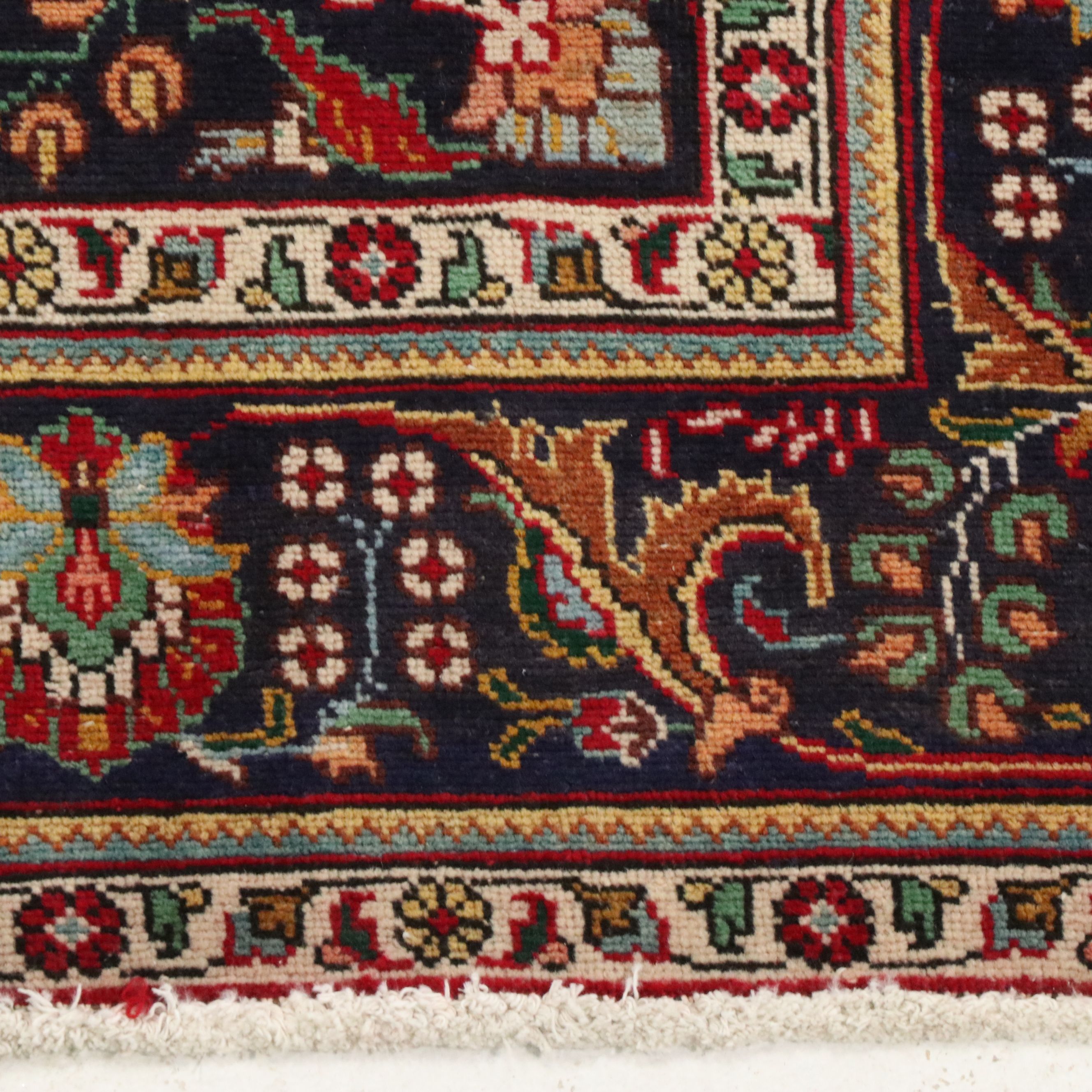 6'5 x 9'6 Hand-Knotted Persian Tabriz Area Rug