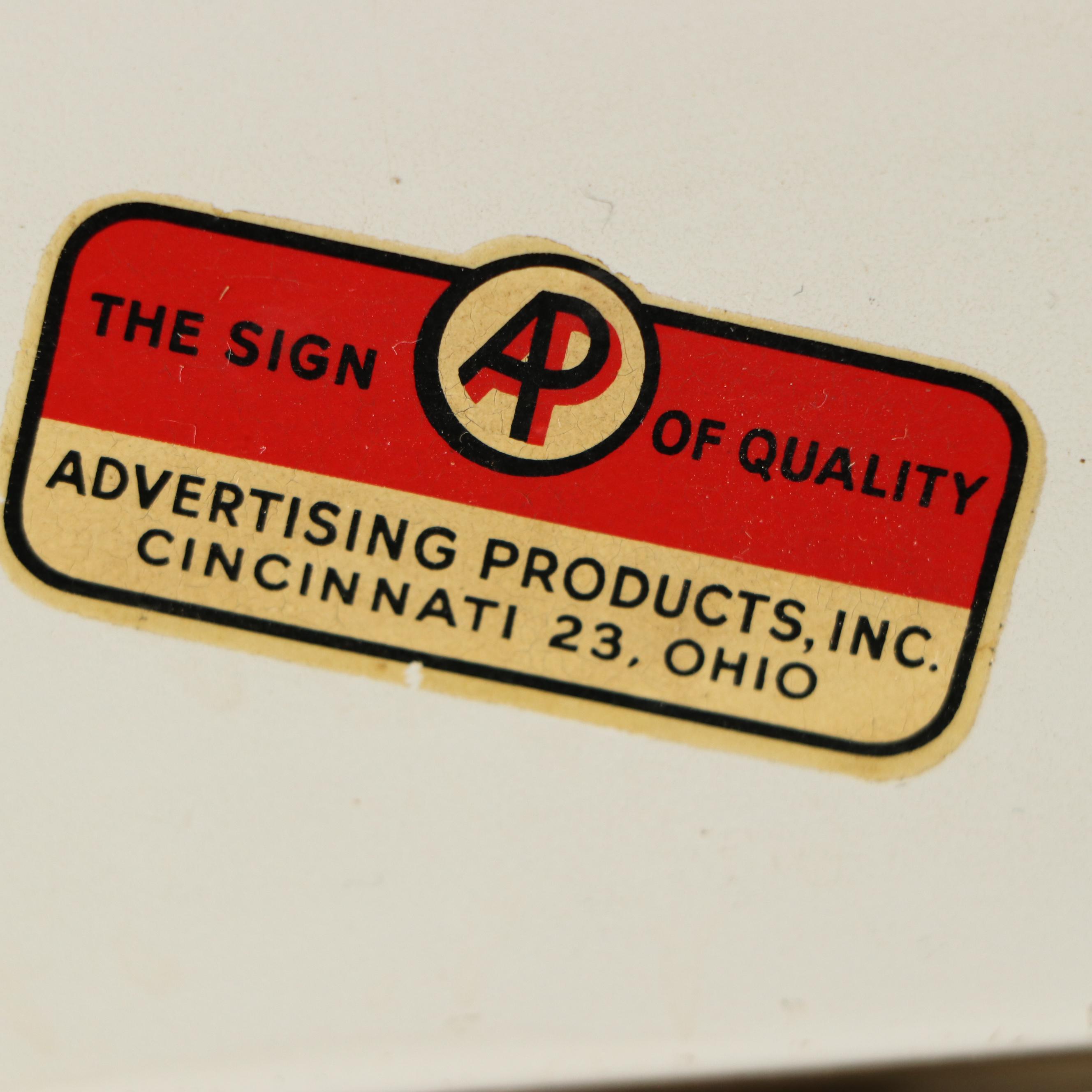 7UP "You Like It...It Likes You!" Advertisement Wall Clock, 1960s