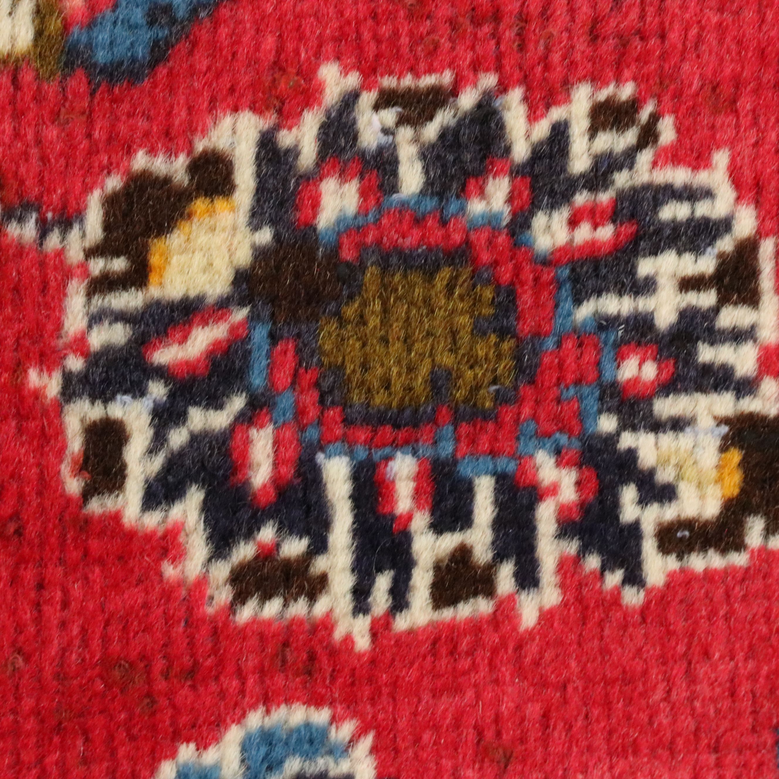 5'11 x 9'4 Hand-Knotted Persian Mashhad Area Rug