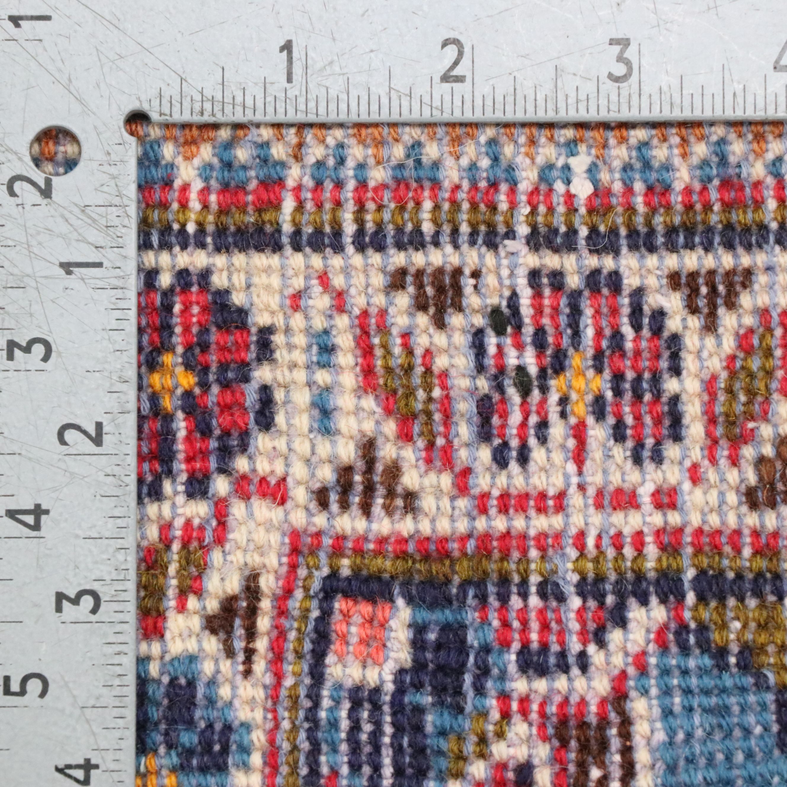 5'11 x 9'4 Hand-Knotted Persian Mashhad Area Rug