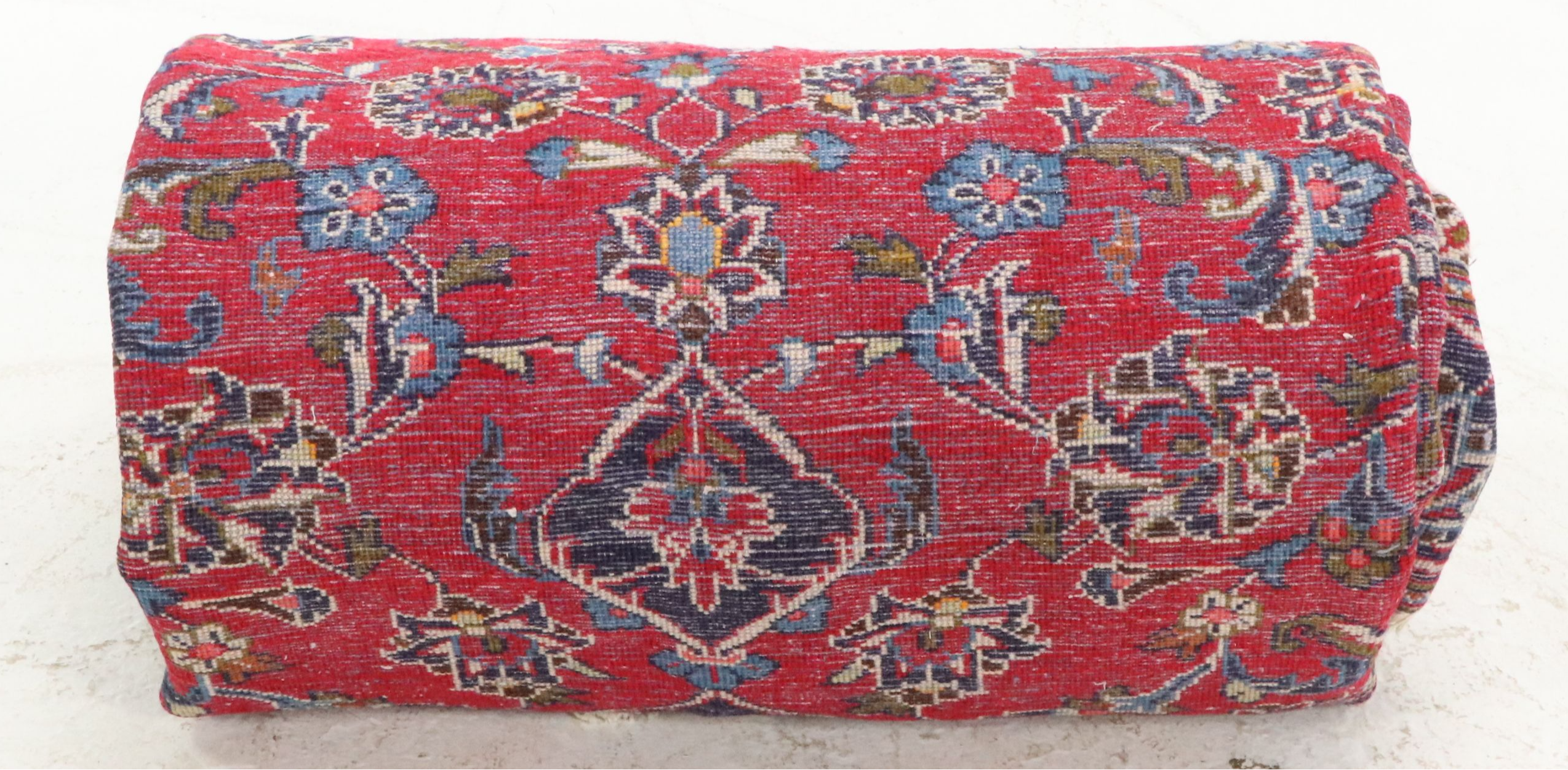 5'11 x 9'4 Hand-Knotted Persian Mashhad Area Rug
