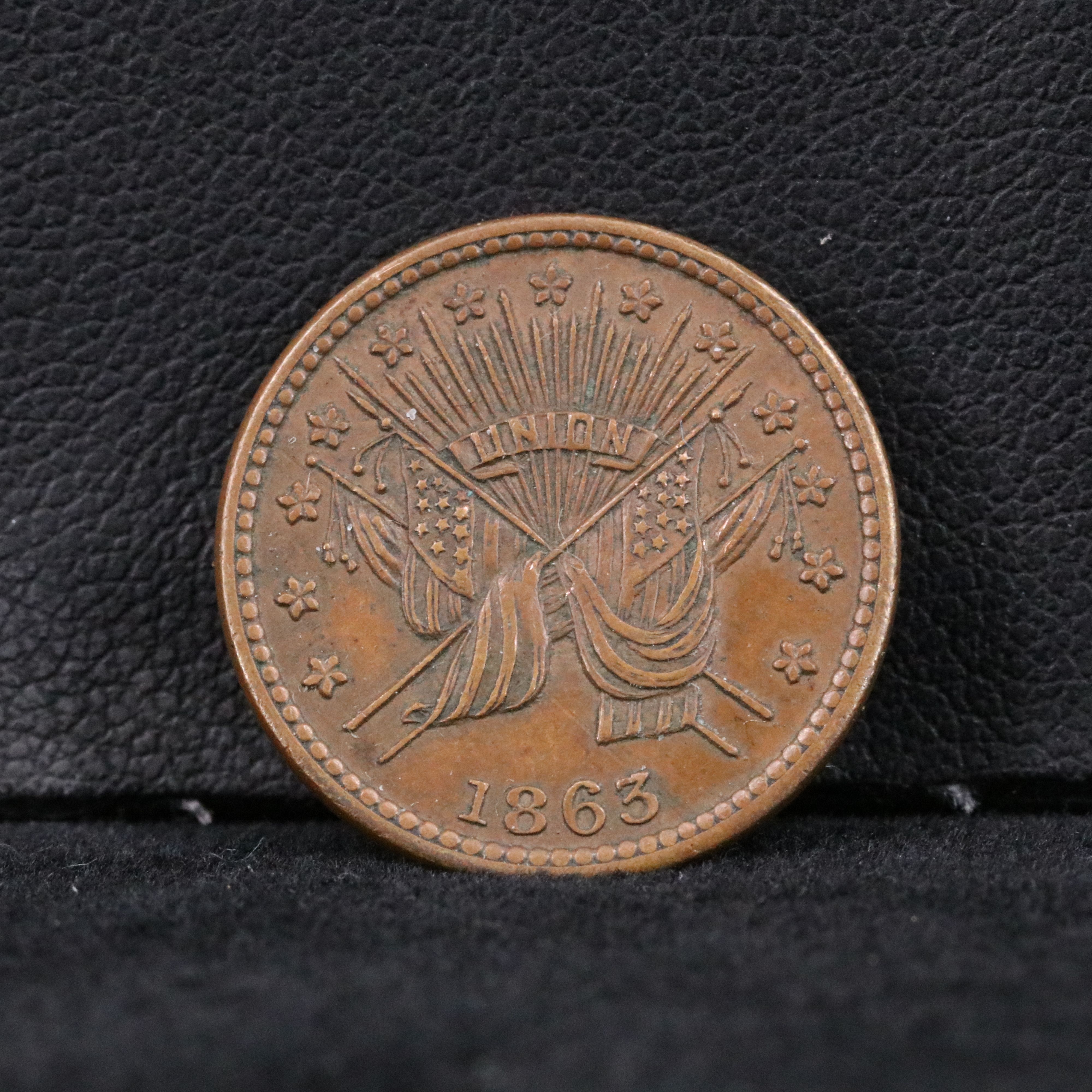 Three Different Civil War Tokens