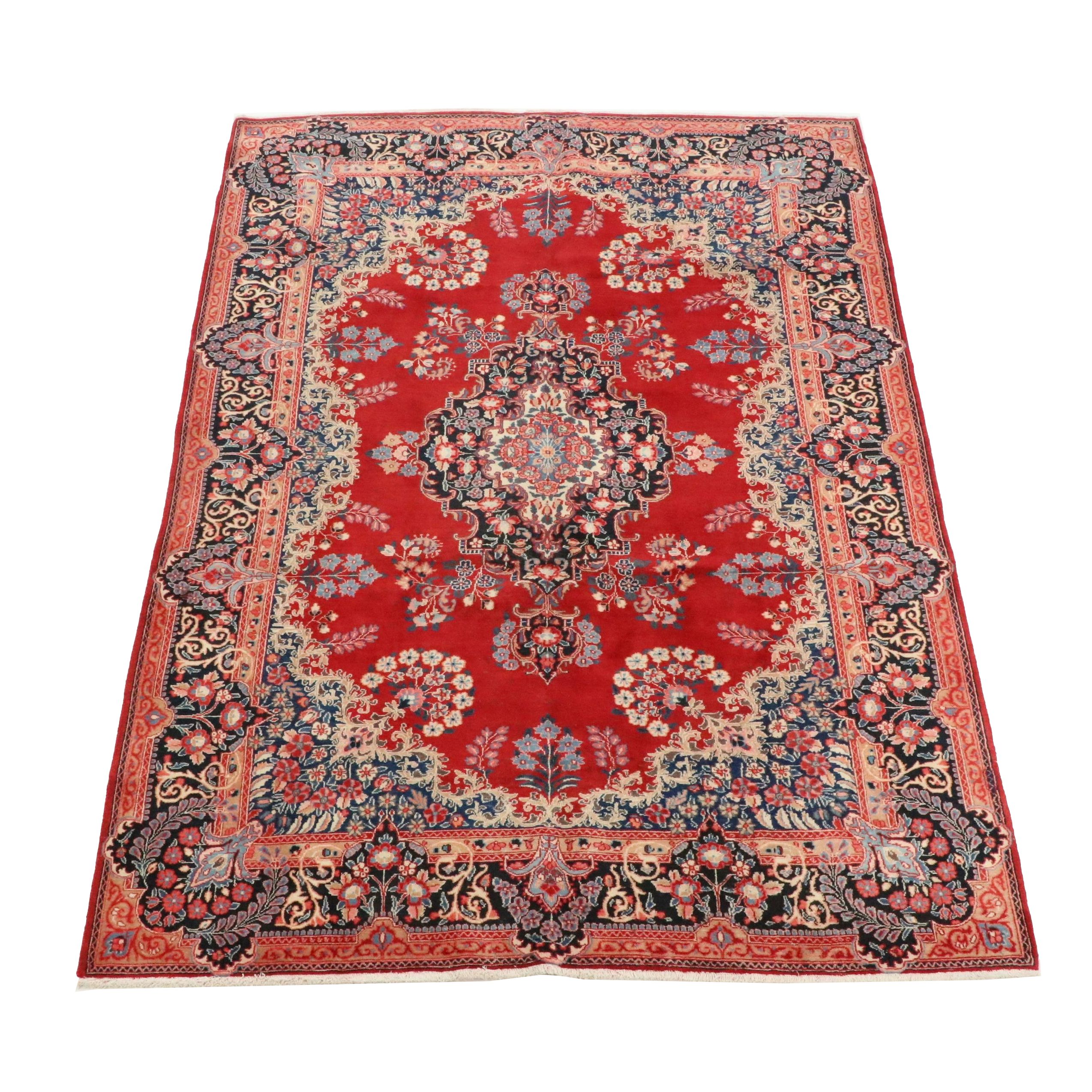 6'11 x 10'3 Hand-Knotted Persian Tabriz Area Rug