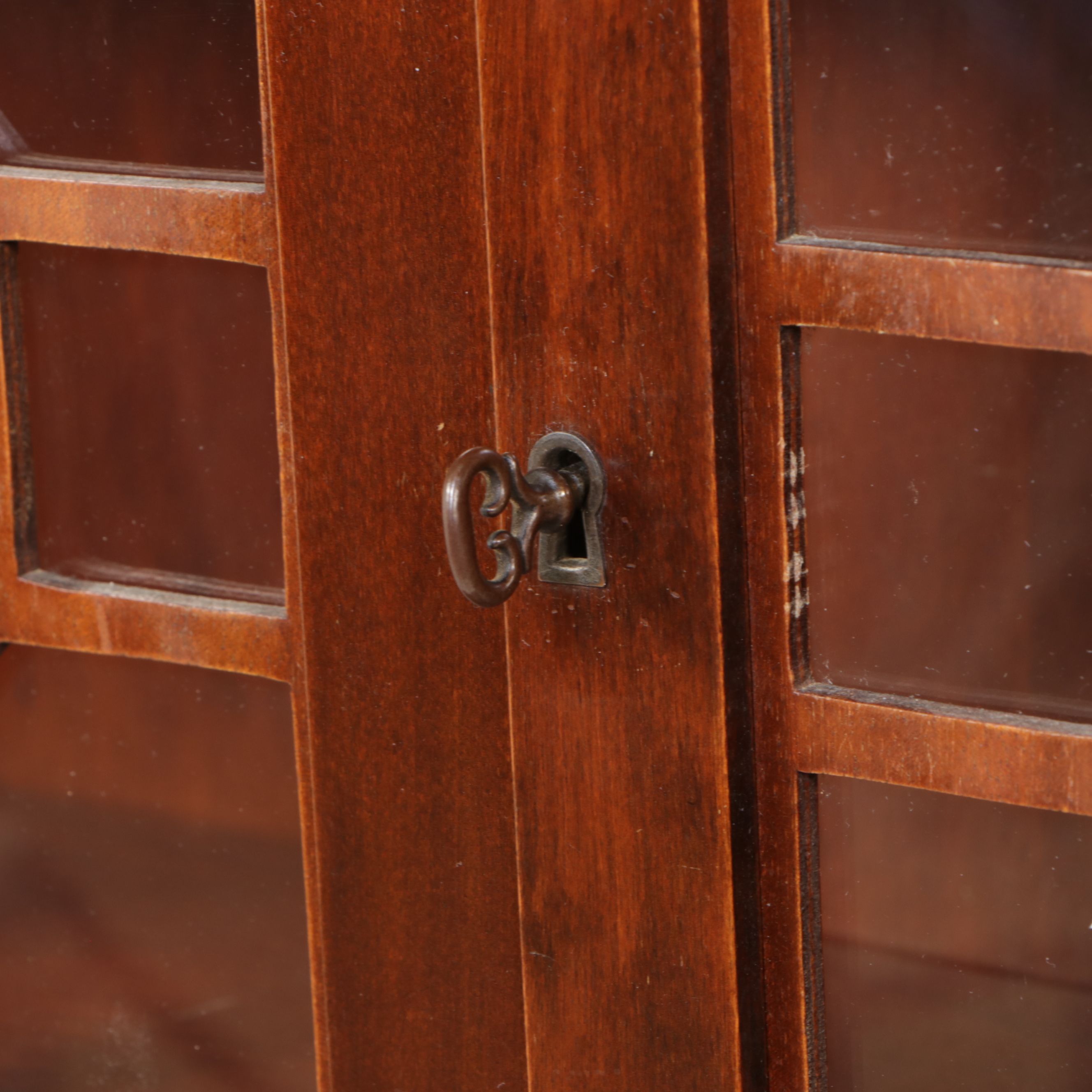 Chippendale Style Mahogany Secretary Desk with Hutch