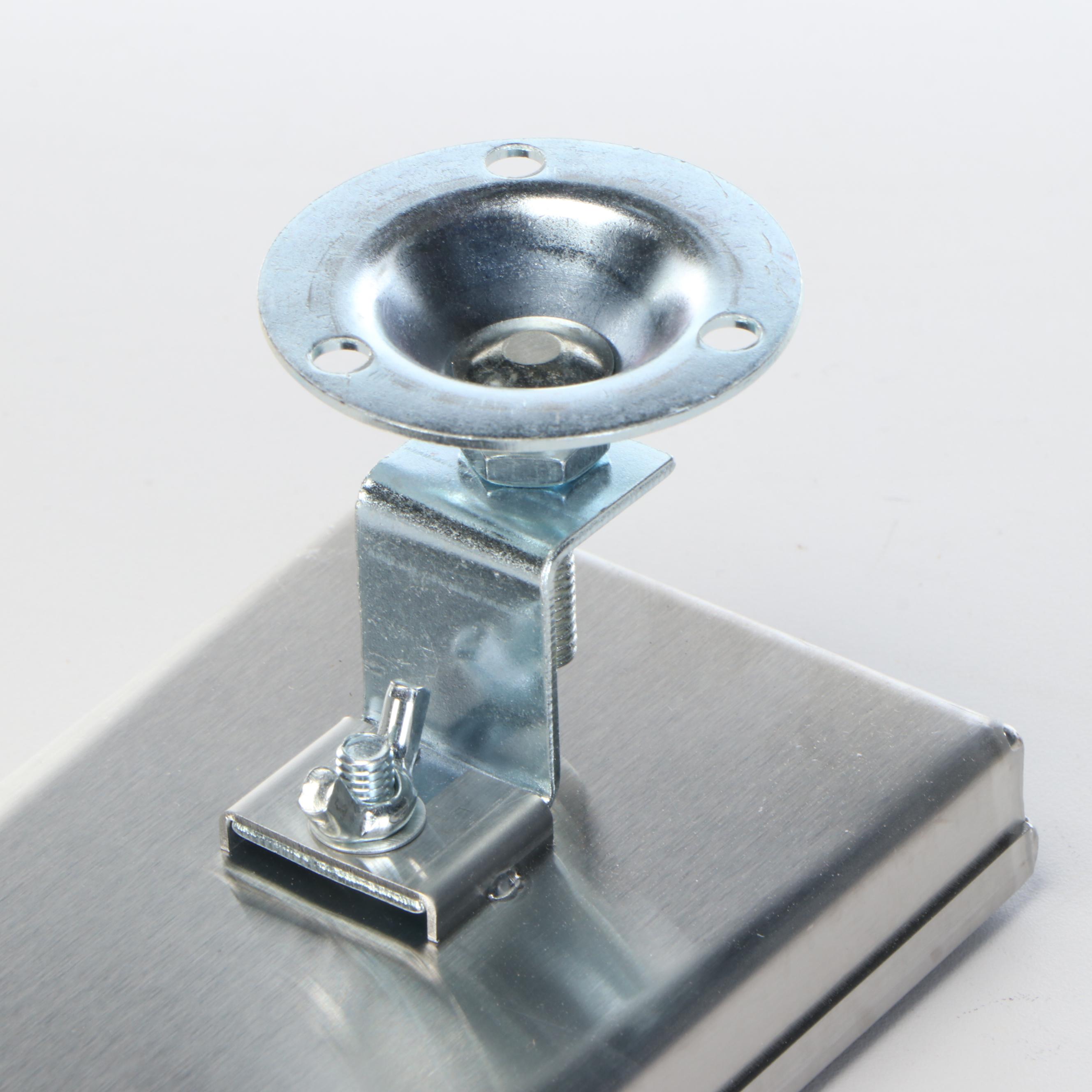 48" Outdoor Linear Shower Drain in Brushed Stainless Steel, Pair