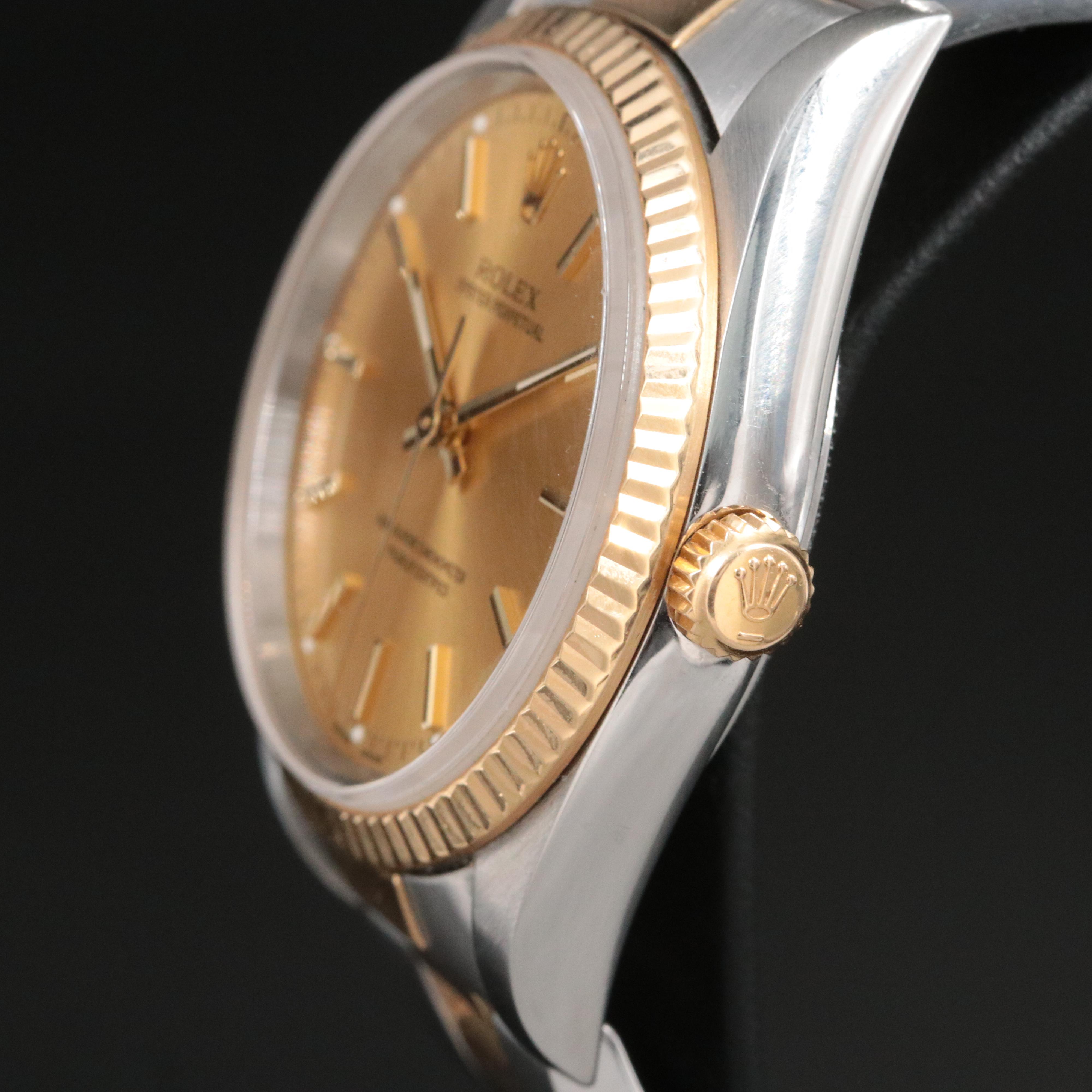 2005 Rolex Oyster Perptual Two-Tone Model 14233 M Watch