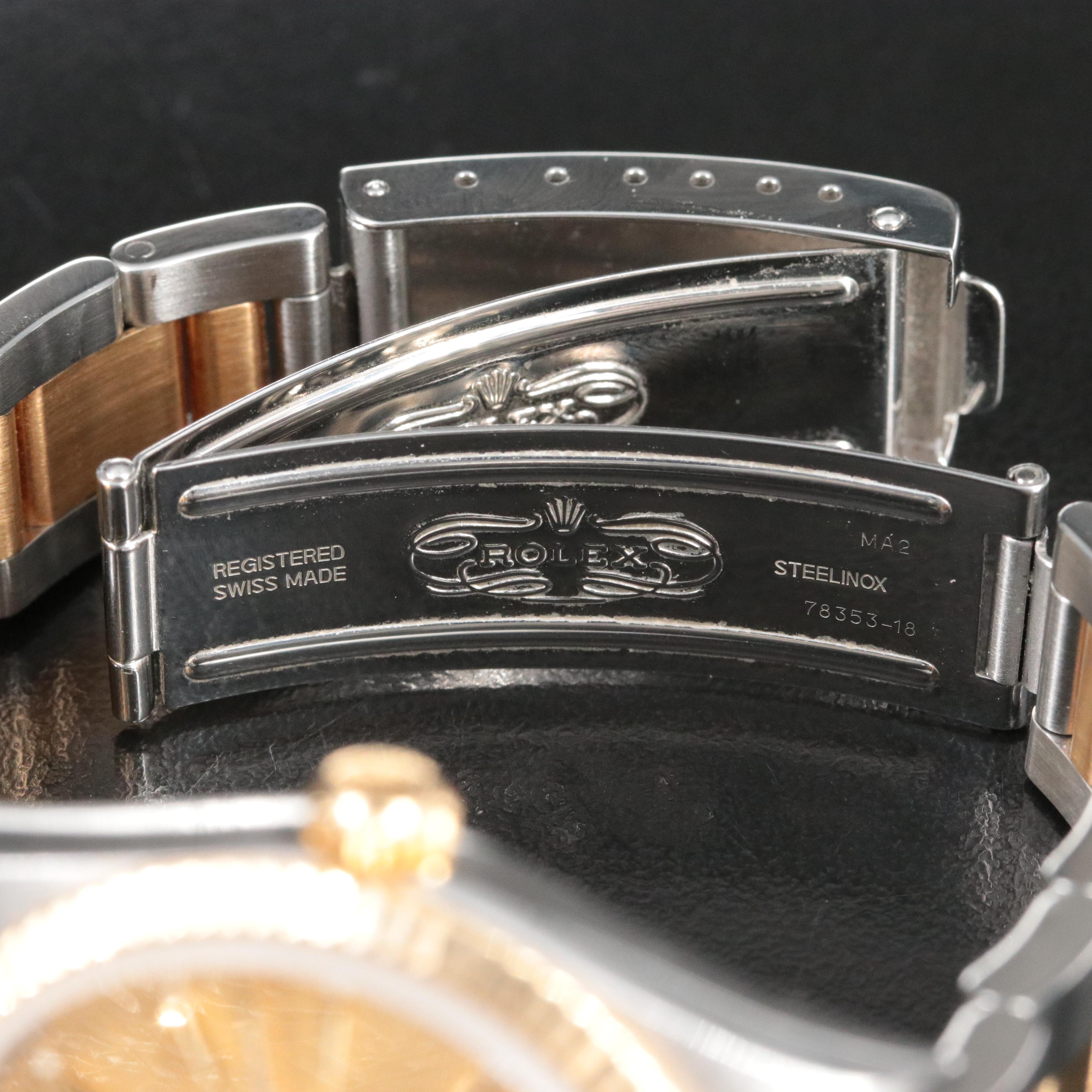 2005 Rolex Oyster Perptual Two-Tone Model 14233 M Watch