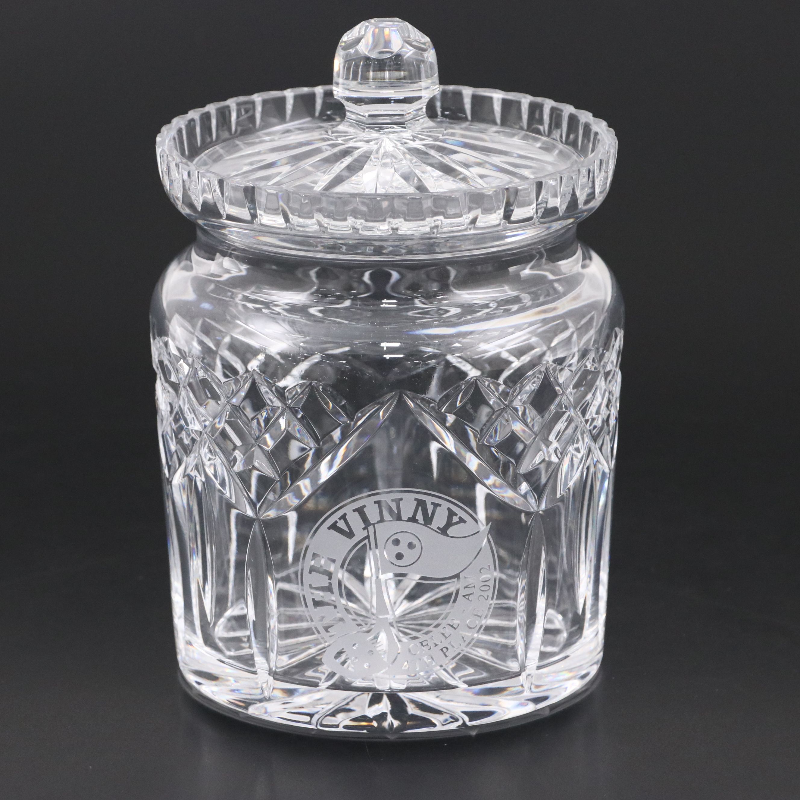 Waterford Crystal "Lismore" Biscuit Barrel