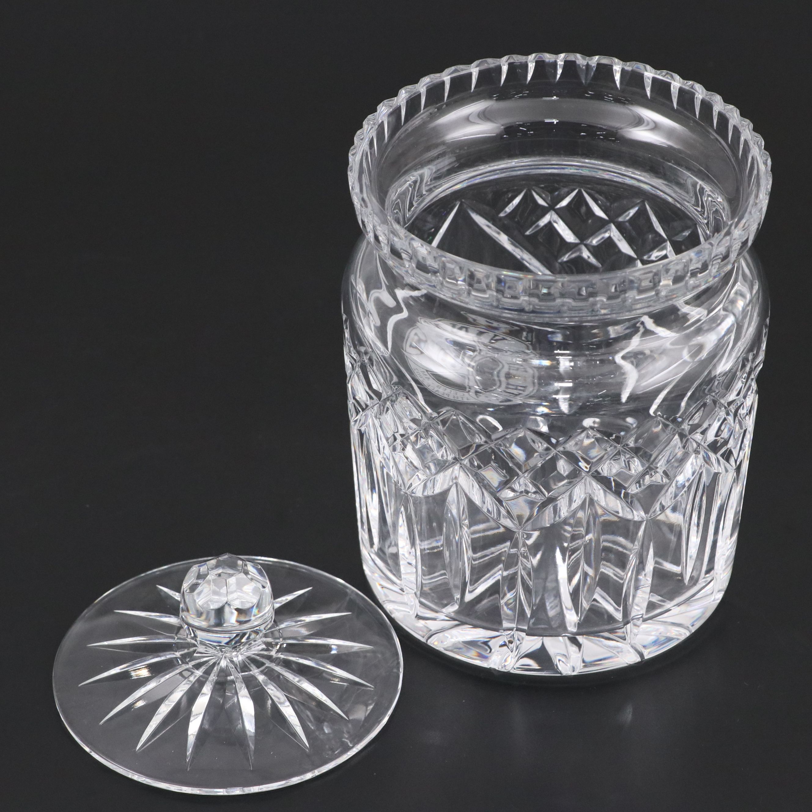 Waterford Crystal "Lismore" Biscuit Barrel