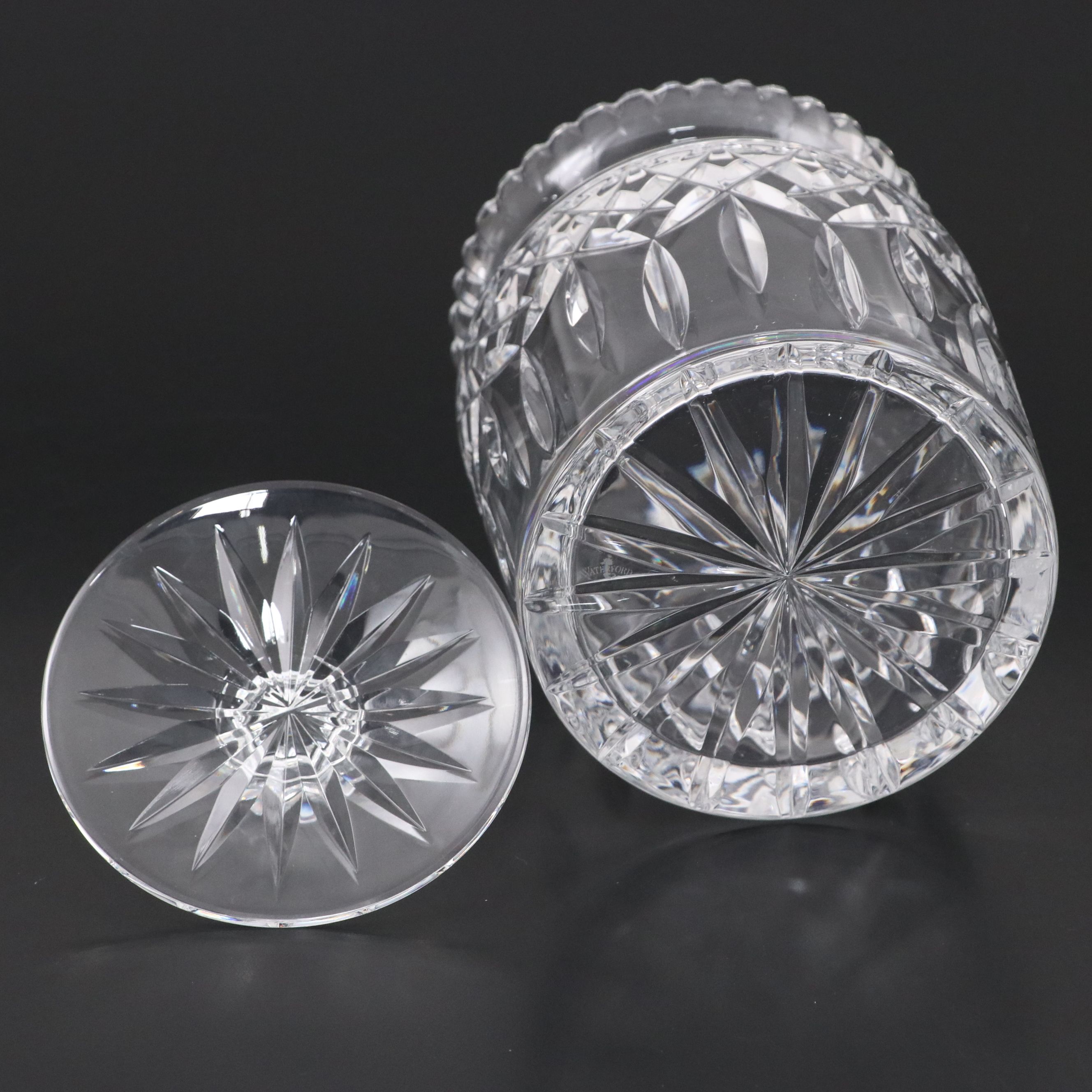 Waterford Crystal "Lismore" Biscuit Barrel