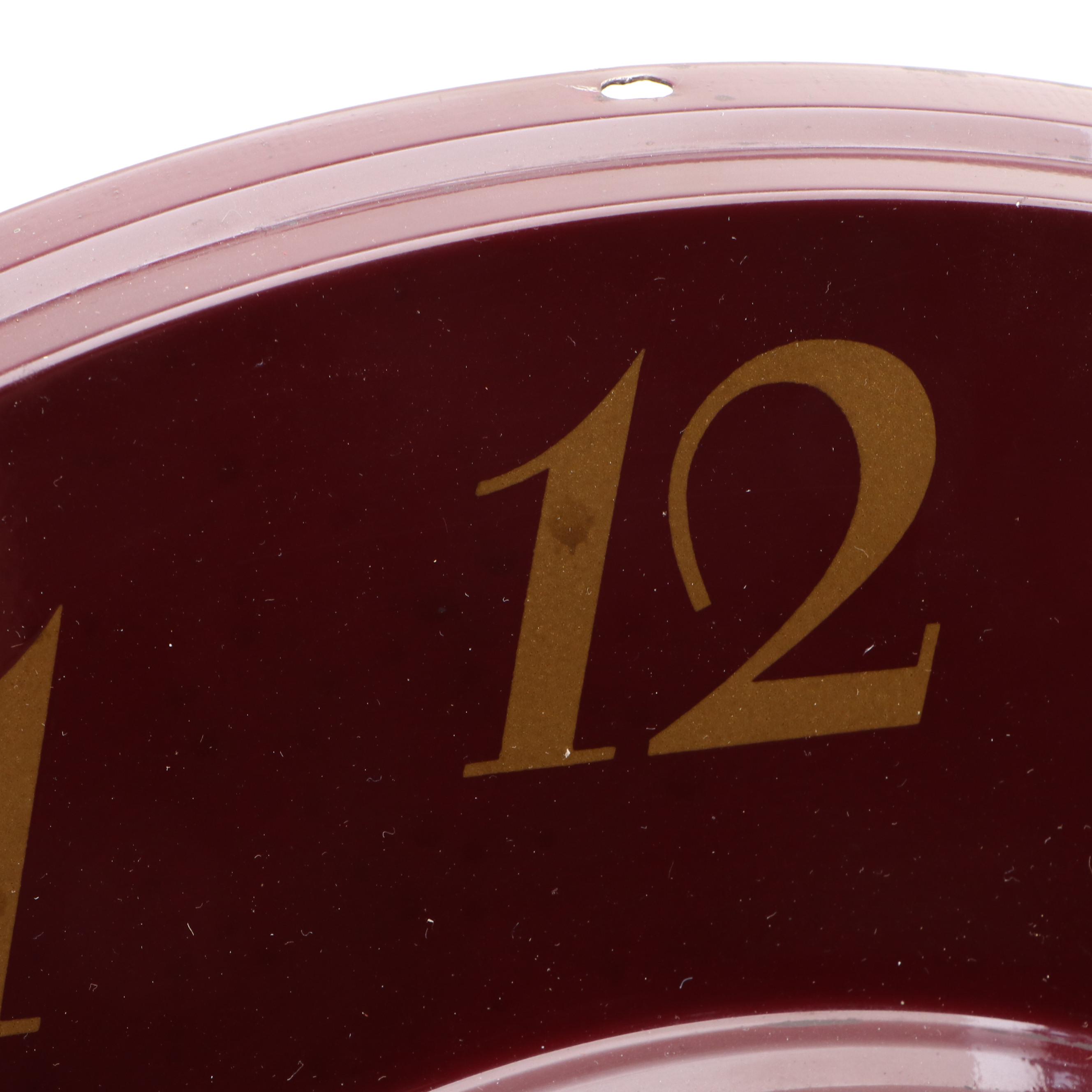 Coca-Cola Wall Clock and Novelty Bottle Thermometer