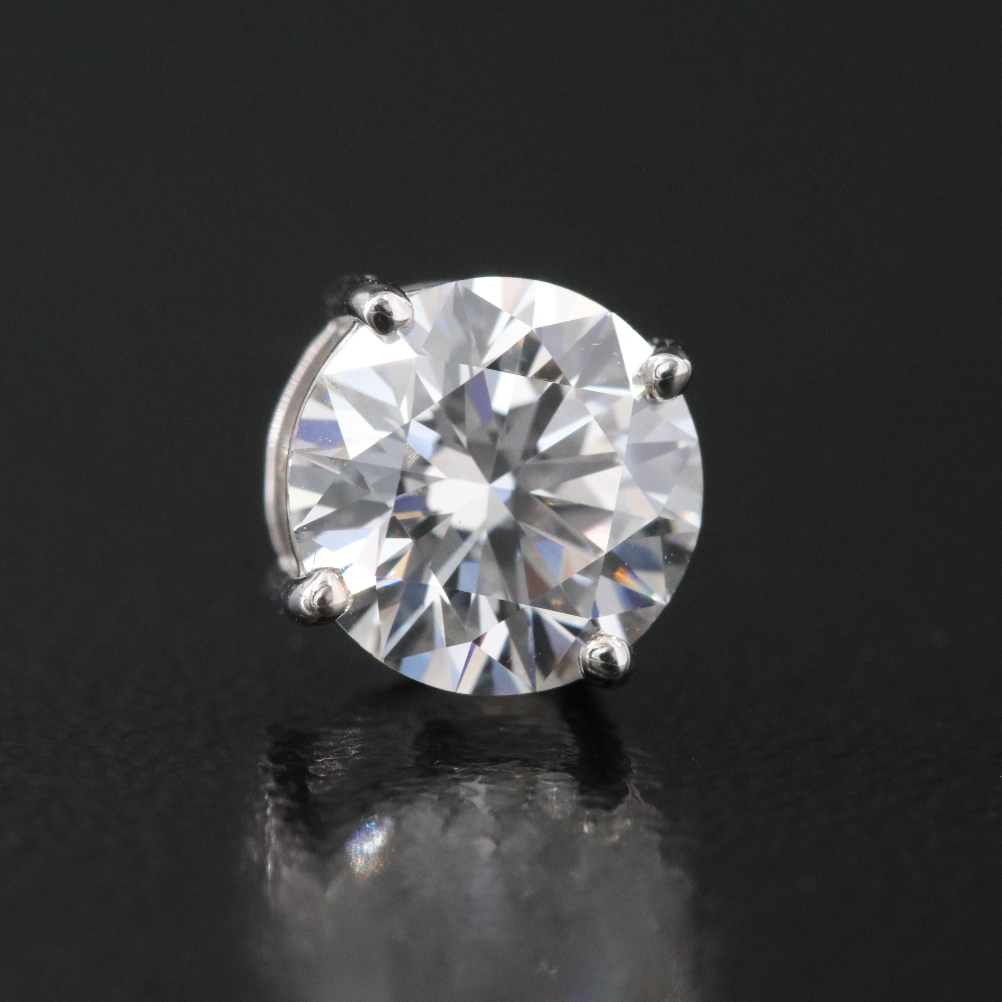 Platinum 2.23 CTW Lab Grown Diamond Stud Earrings with IGI Reports