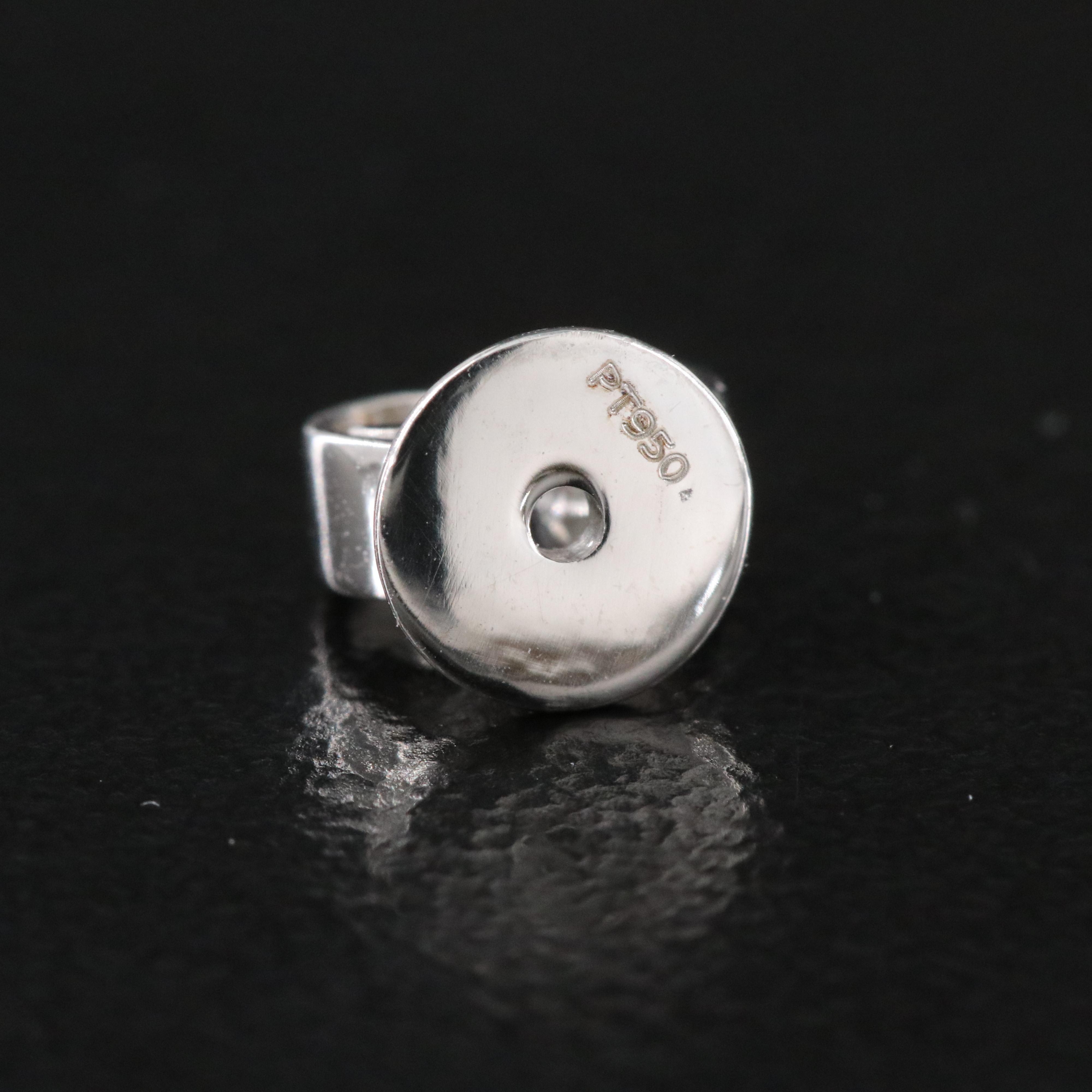 Platinum 2.23 CTW Lab Grown Diamond Stud Earrings with IGI Reports