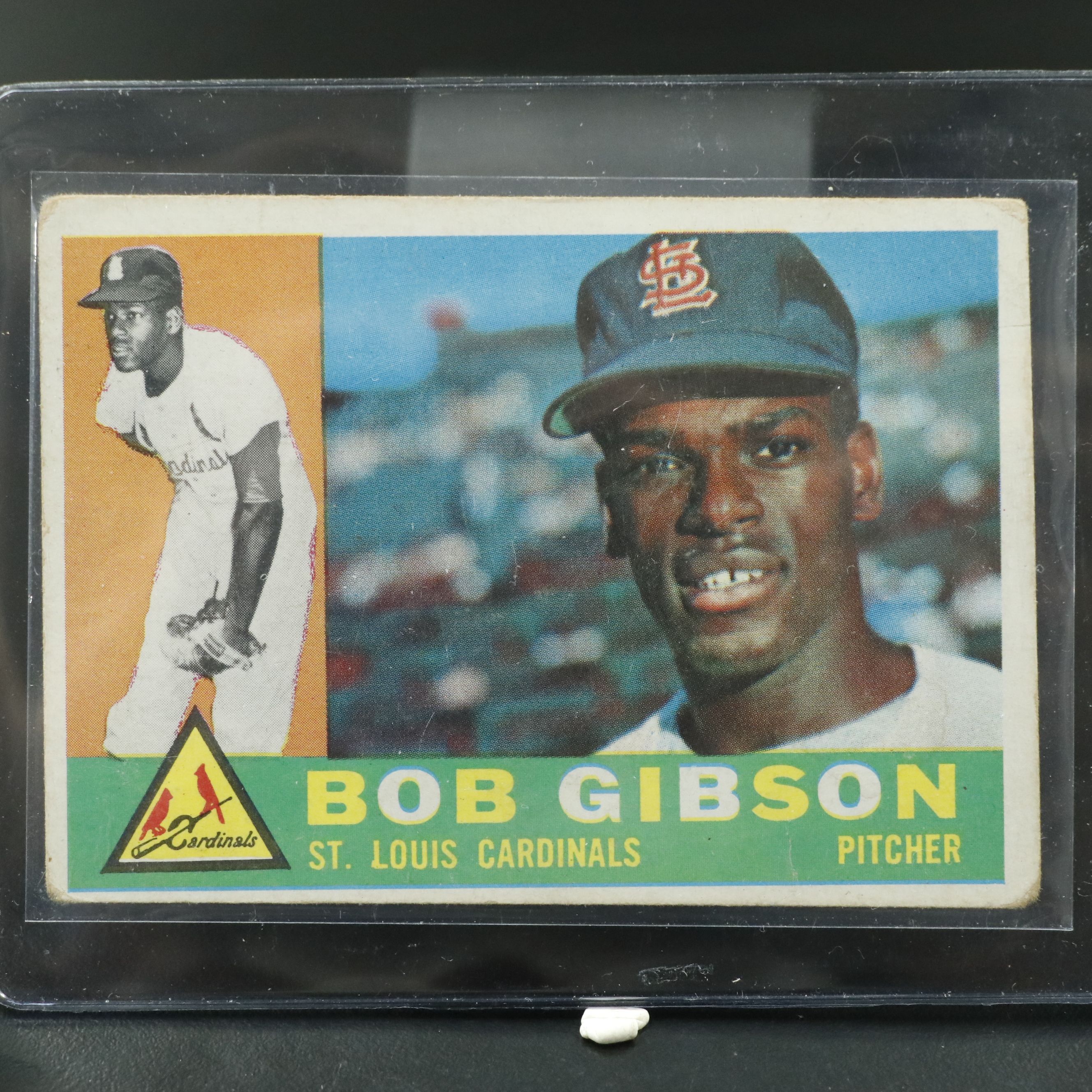 1960 Topps Bob Gibson St. Louis Cardinals Baseball Card
