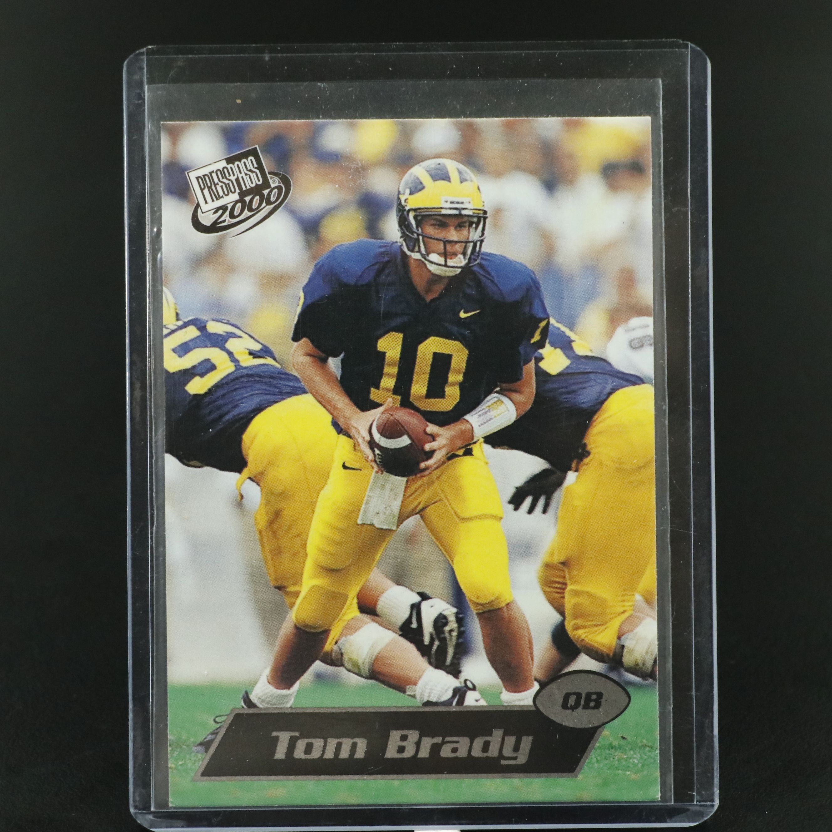 2000 Press Pass Tom Brady Rookie Football Card