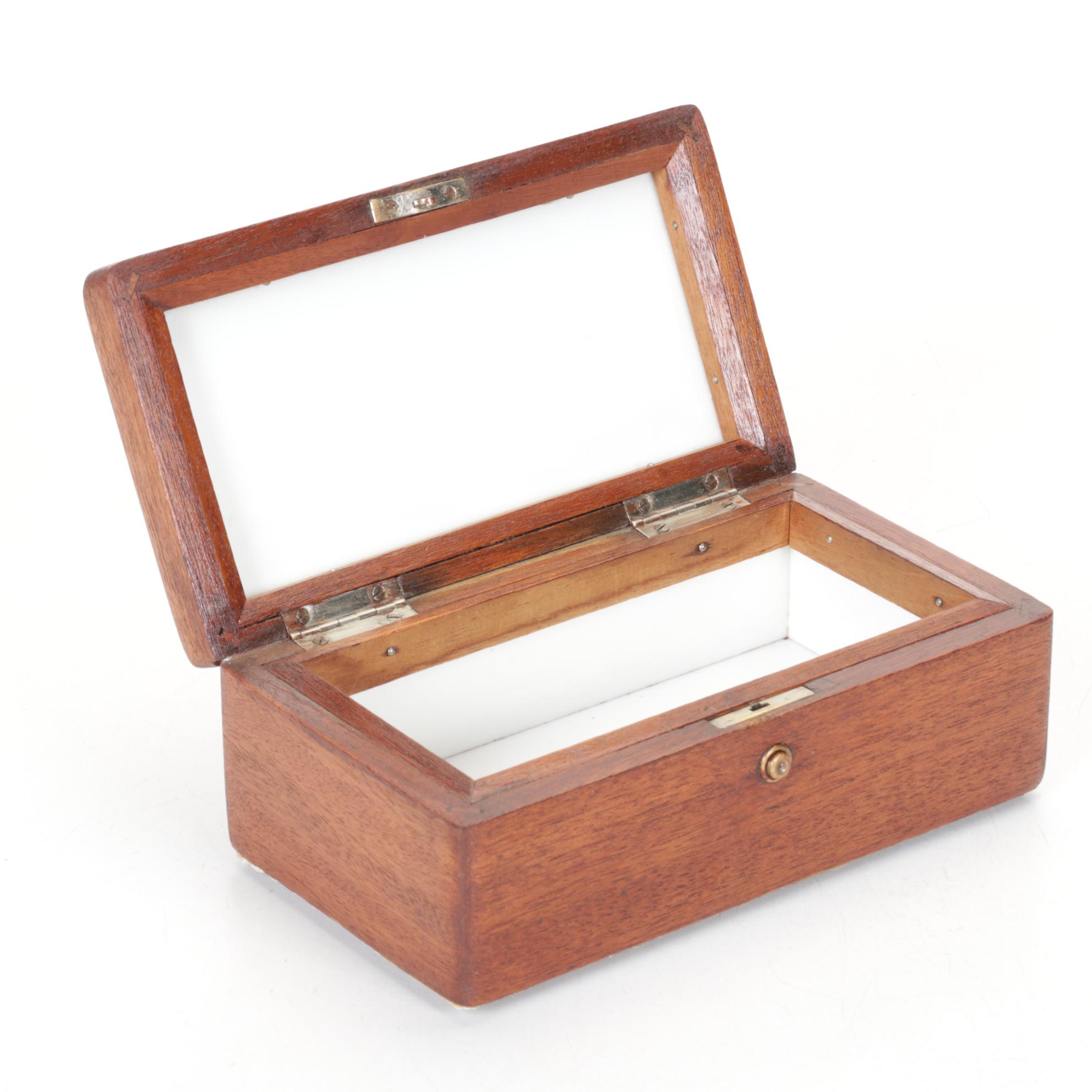 Wall Mirror with Charles H. Overly Illustration & Keepsake Box