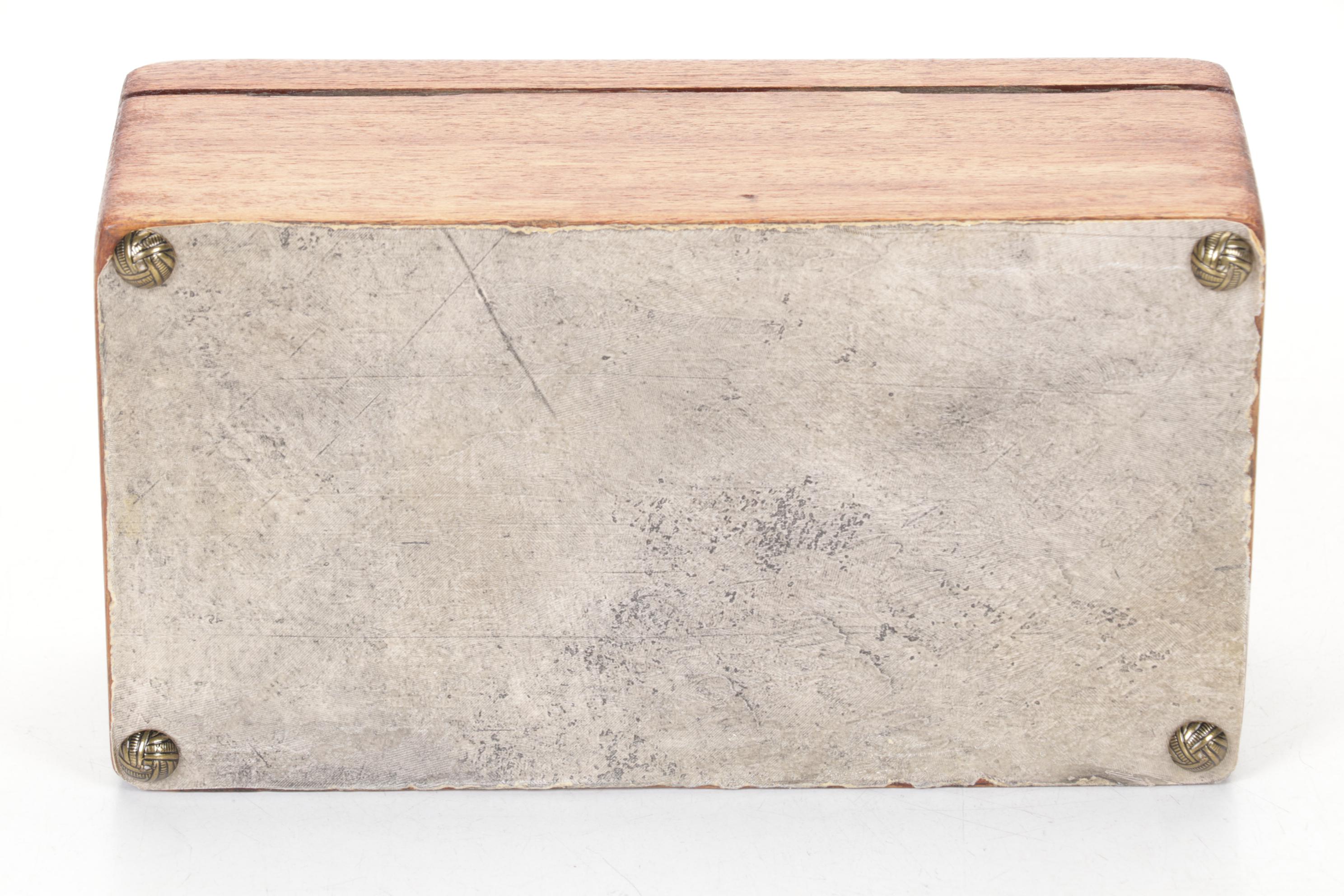 Wall Mirror with Charles H. Overly Illustration & Keepsake Box