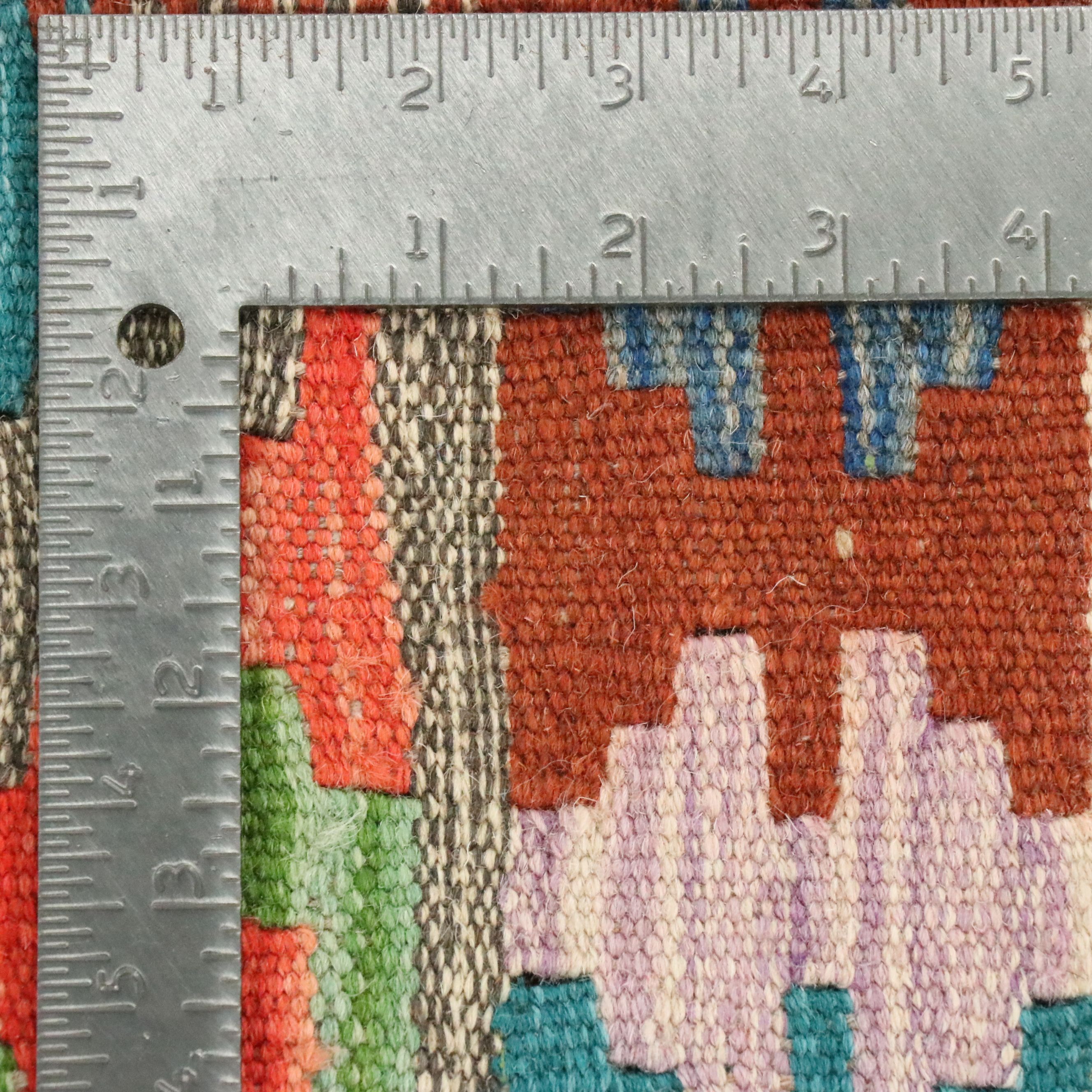 5'6 x 8'3 Handwoven Pakistani Kilim Area Rug