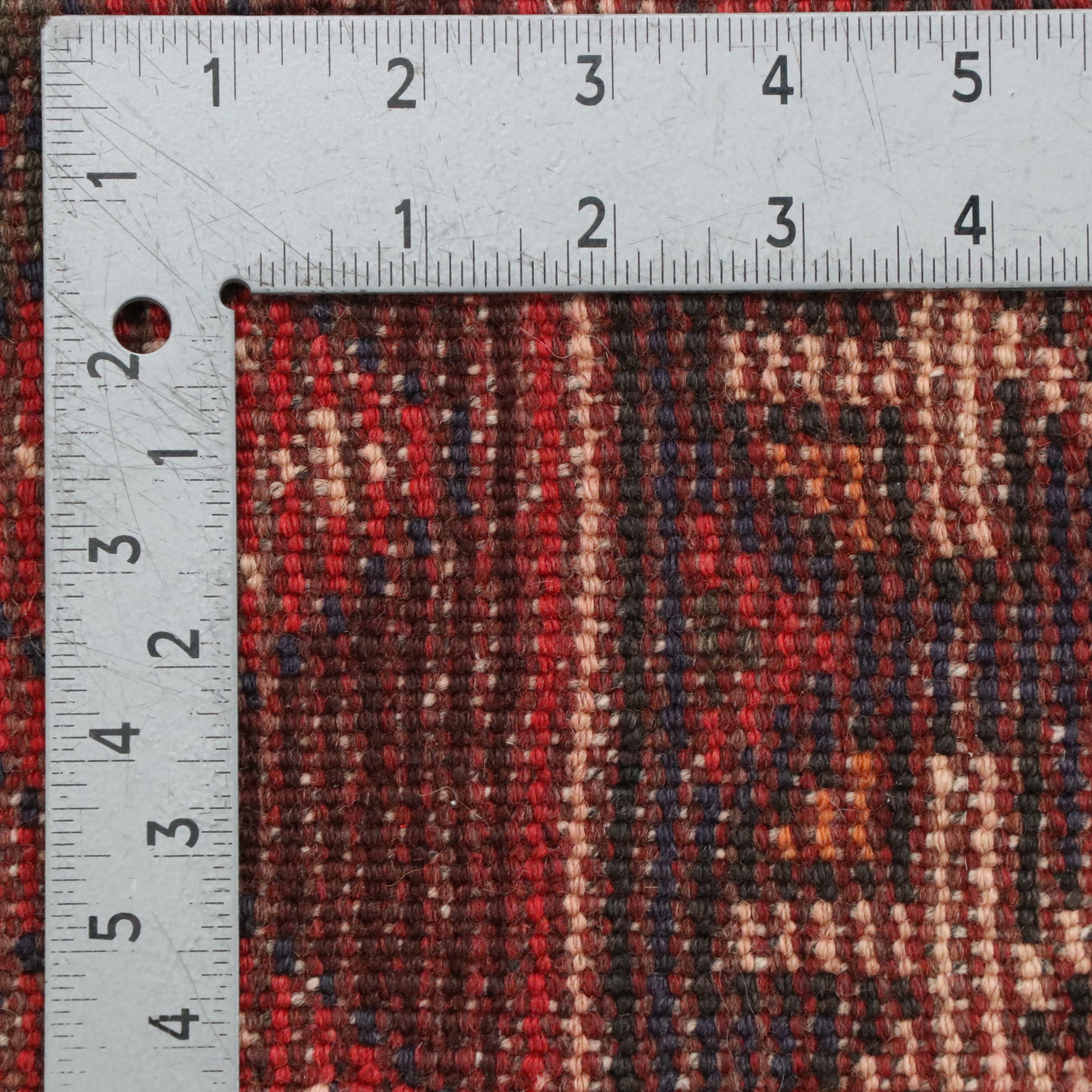 7'1 x 9'1 Hand-Knotted Persian Qashqai Area Rug