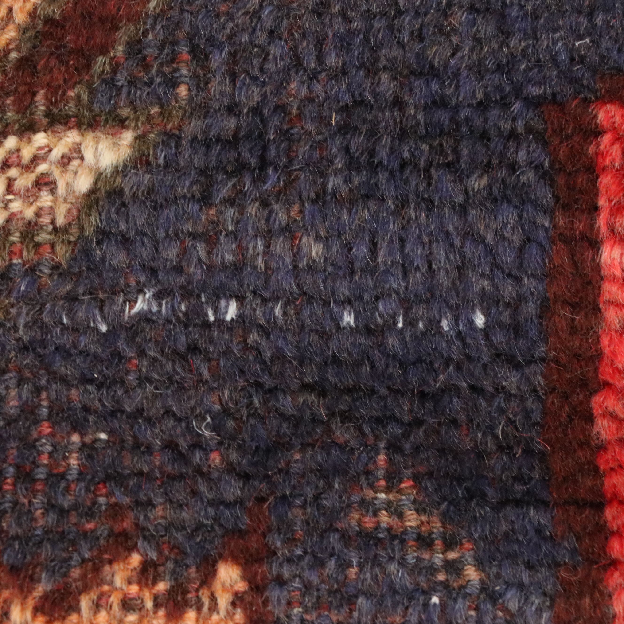 7'1 x 9'1 Hand-Knotted Persian Qashqai Area Rug