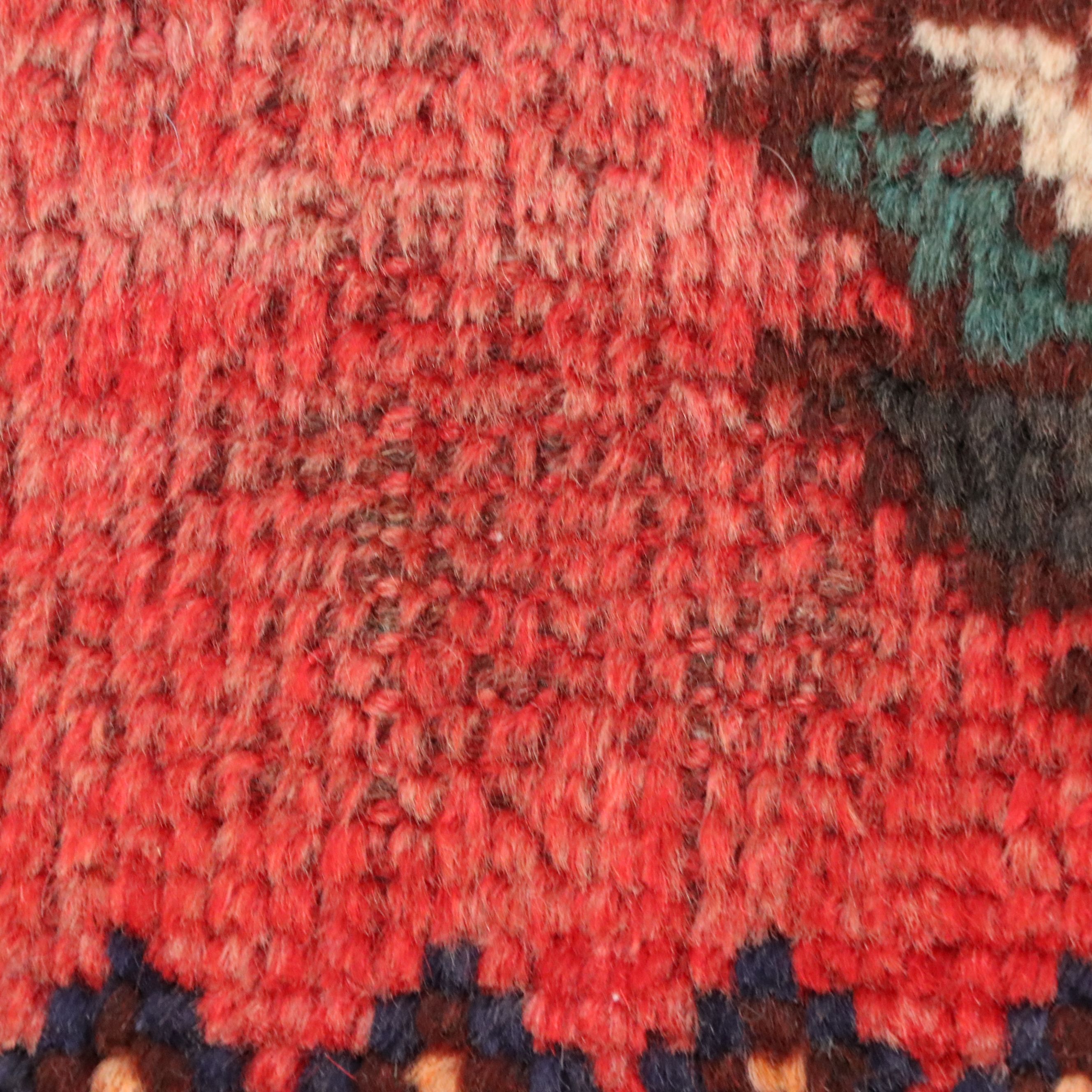 7'1 x 9'1 Hand-Knotted Persian Qashqai Area Rug