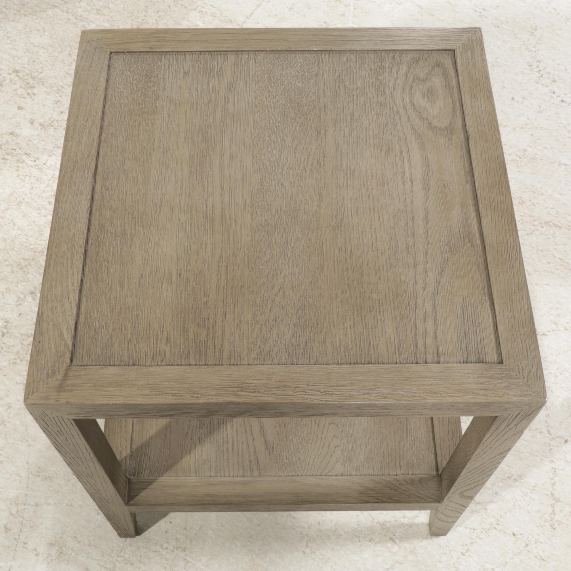 Restoration Hardware Weathered Oak Coffee and Side Tables, 2021