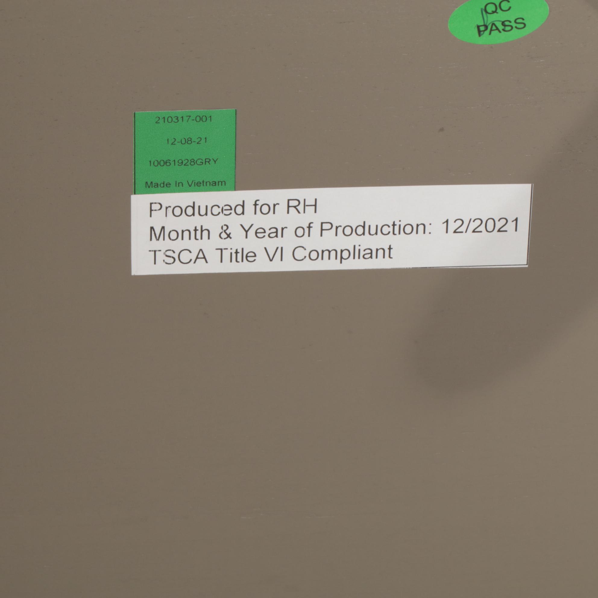 Restoration Hardware Weathered Oak Coffee and Side Tables, 2021