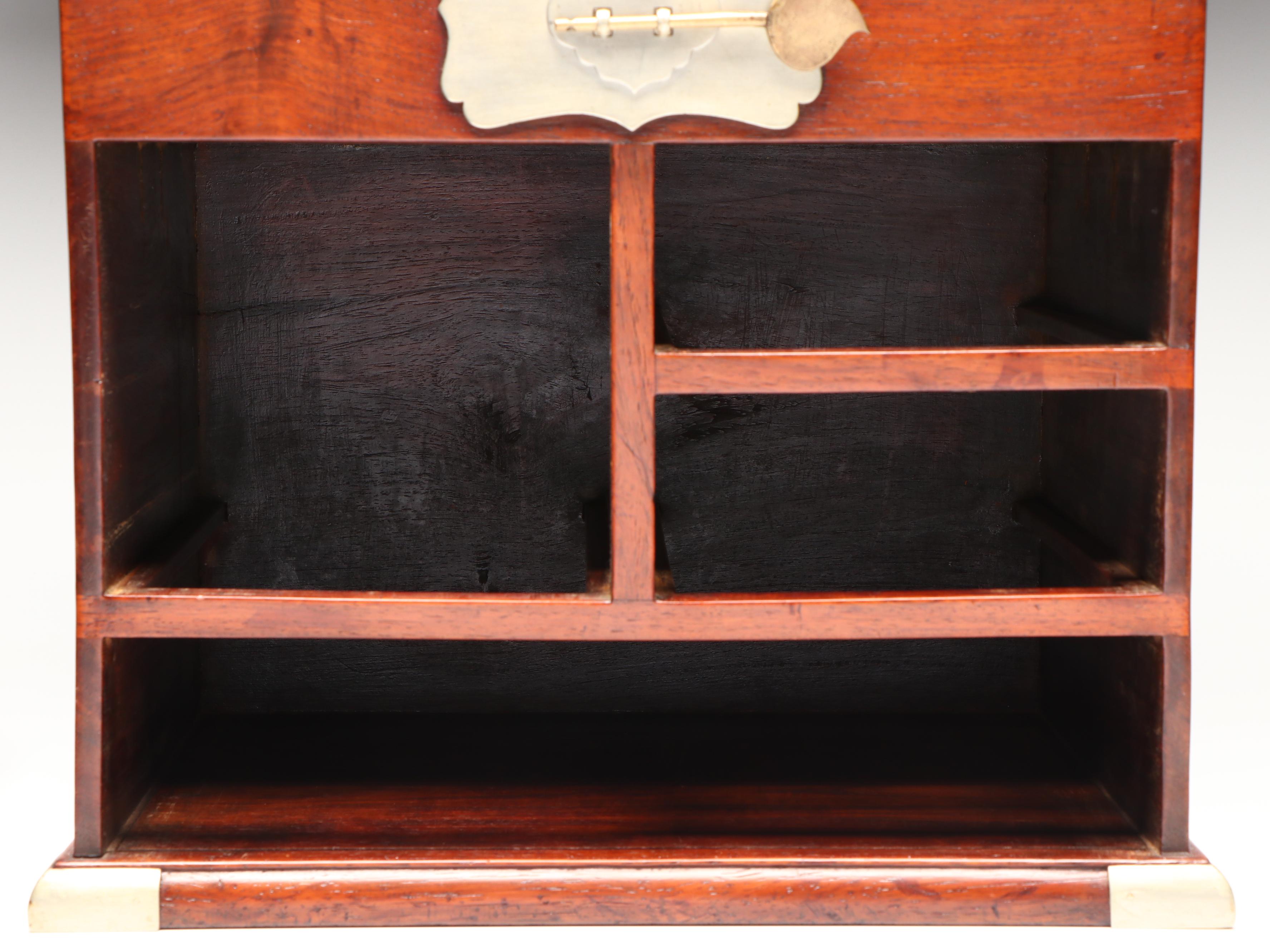 Chinese Huanghuali Wood Seal Chest, 18th Century