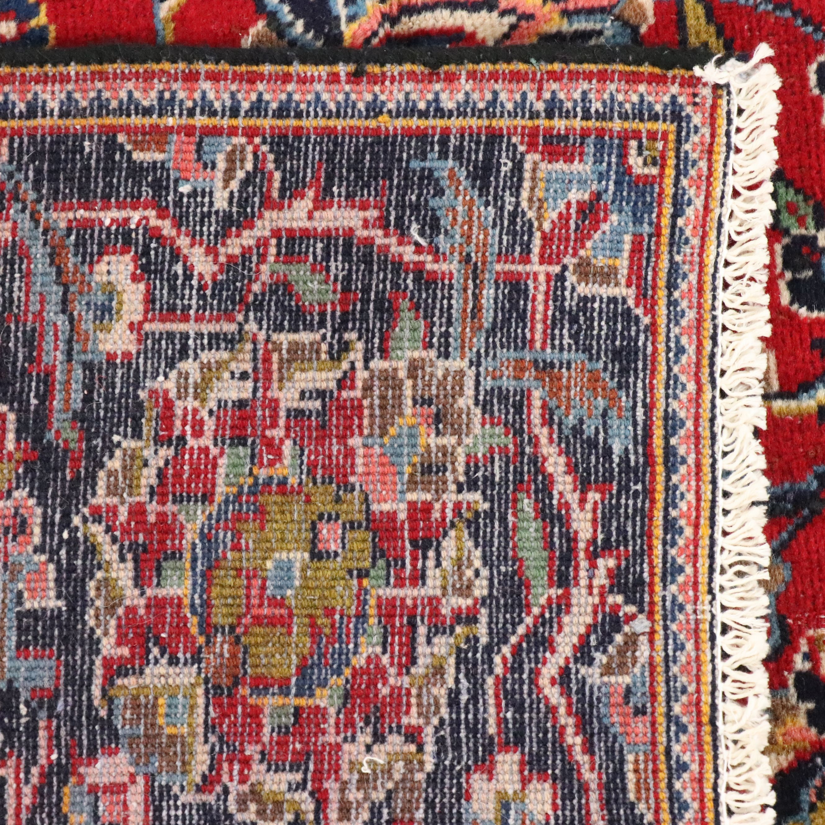 8'5 x 10'8 Hand-Knotted Persian Kashan Area Rug