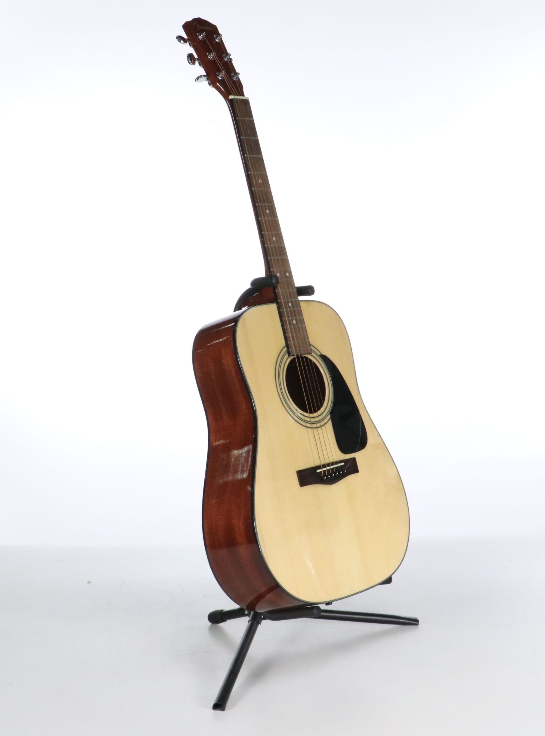 Fender DG-8S Spruce Top Dreadnought Acoustic Guitar, Fender Nylon Gig Bag, More