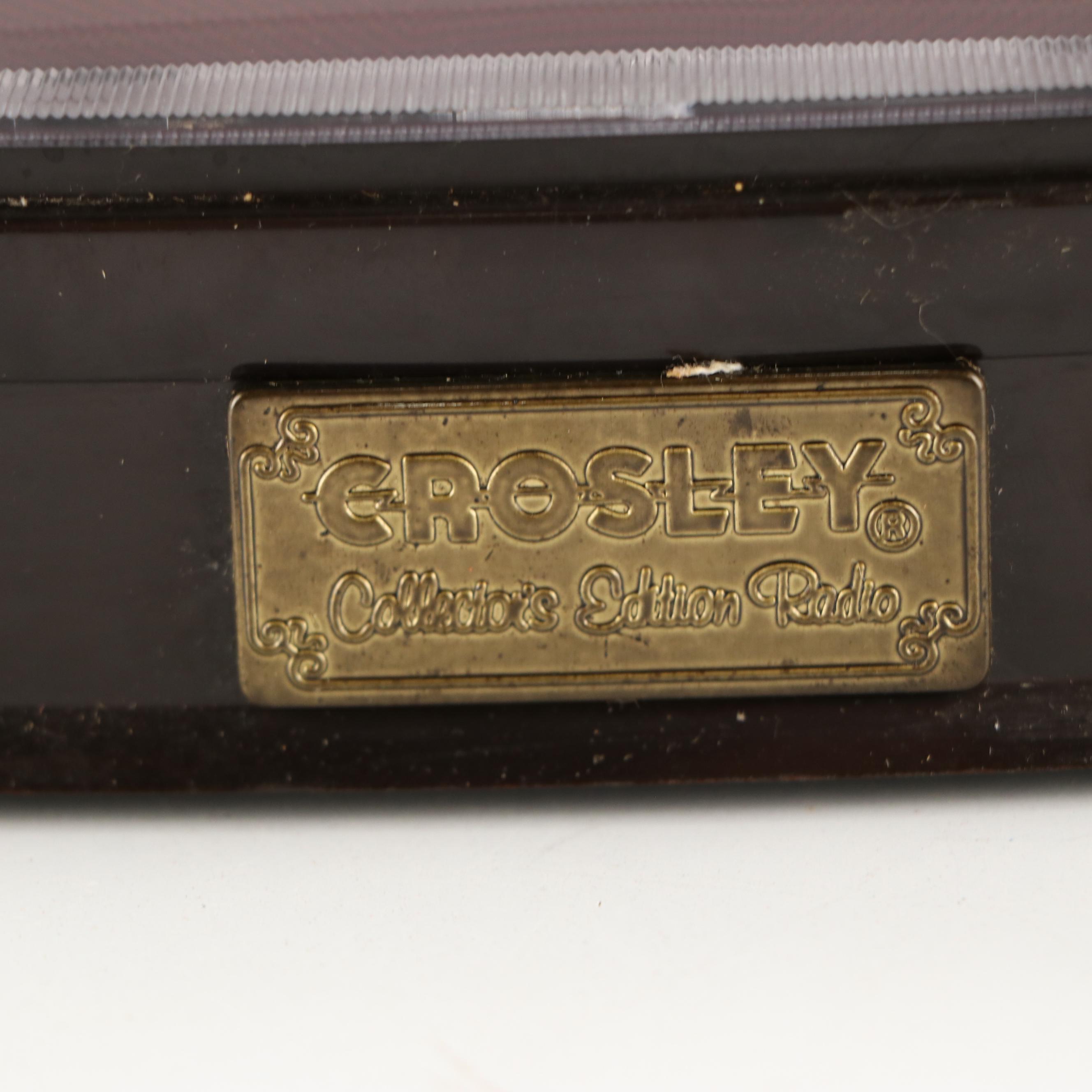 Limited Edition Crosley Collector's Edition CR-4 AM/FM Radio Cassette Player